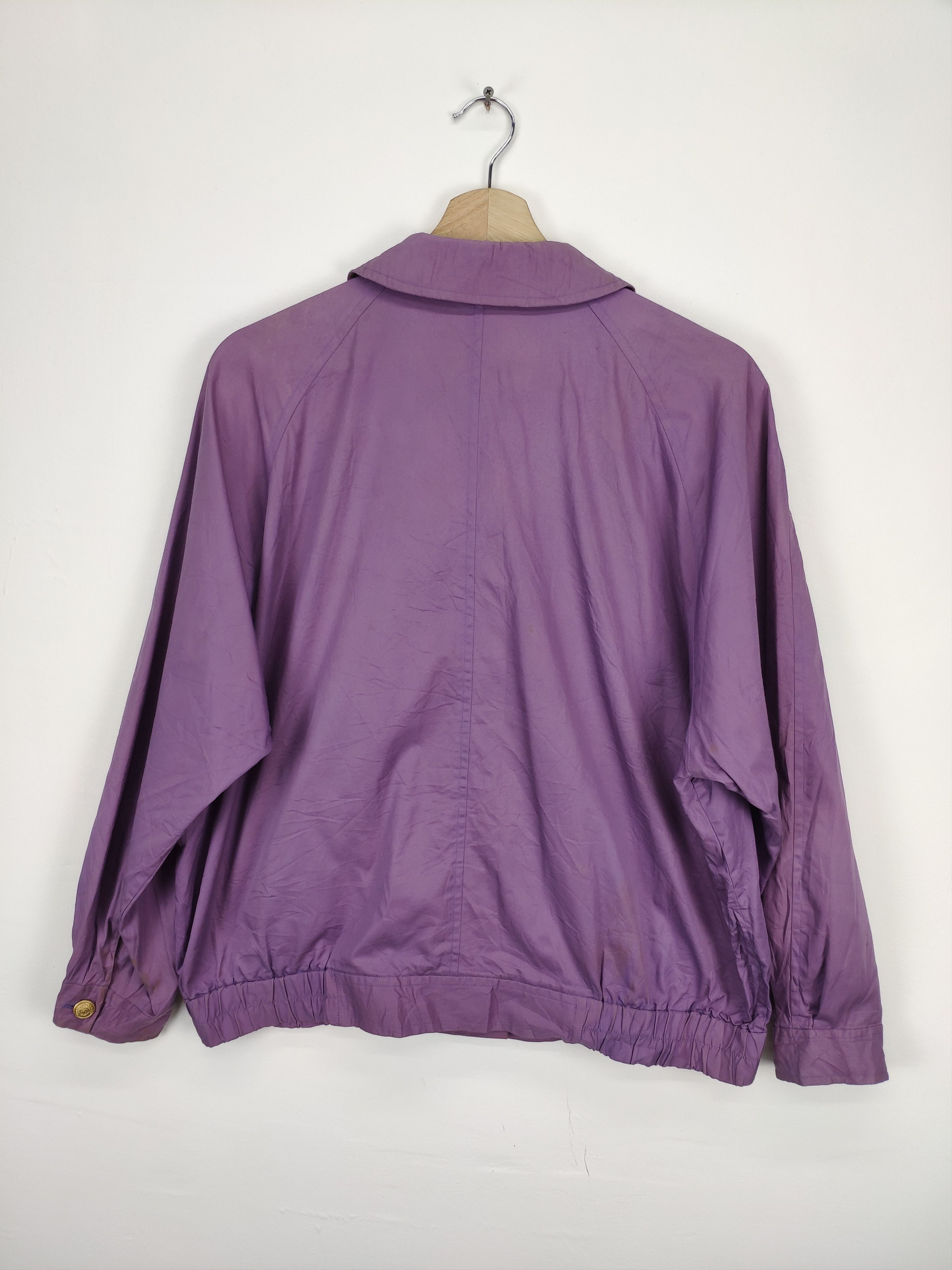 Burberry Vintage Burberry Jacket Purple Distressed Size US L / EU 52-54 / 3 - 20 Thumbnail