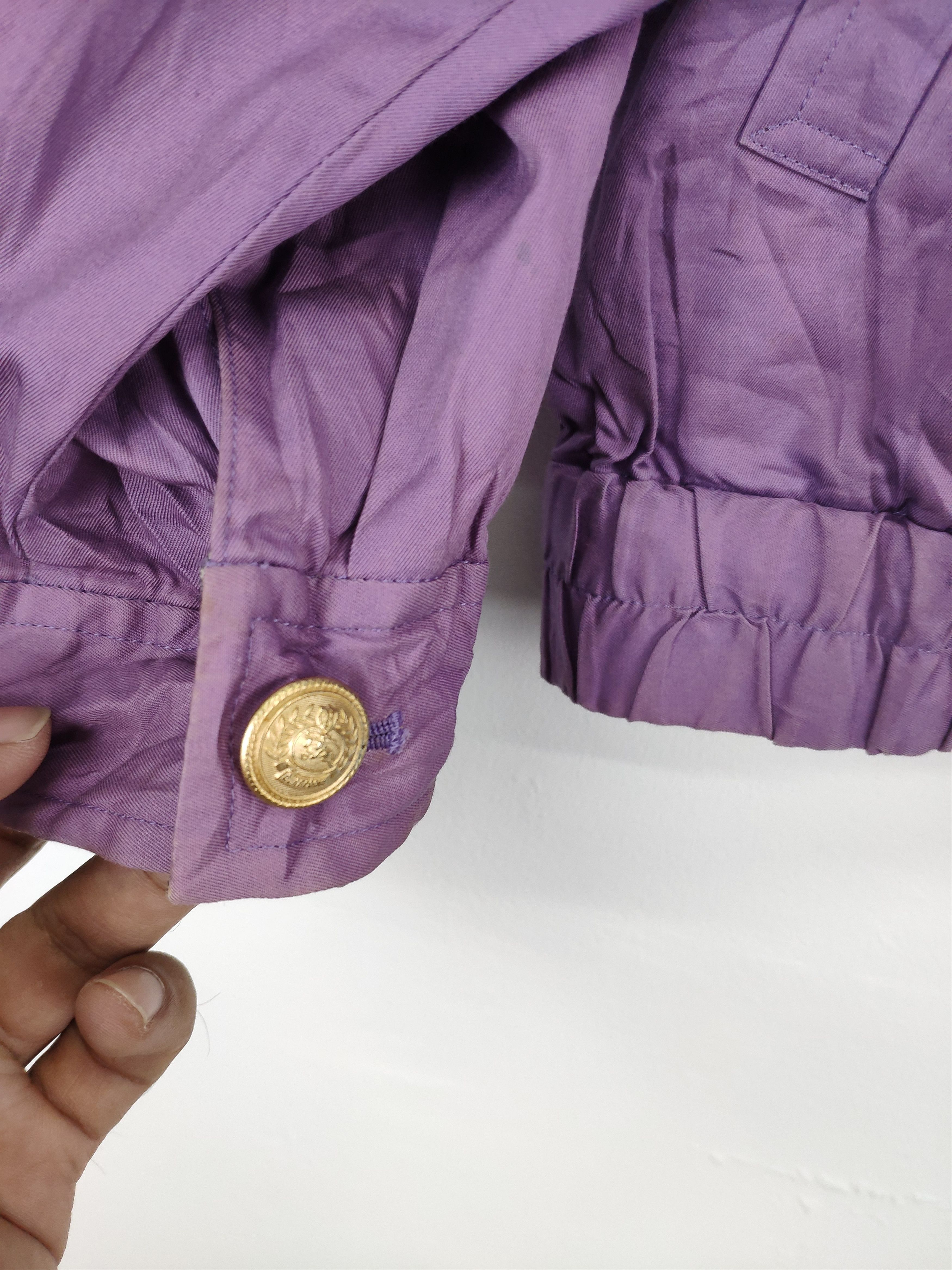 Burberry Vintage Burberry Jacket Purple Distressed Size US L / EU 52-54 / 3 - 9 Thumbnail