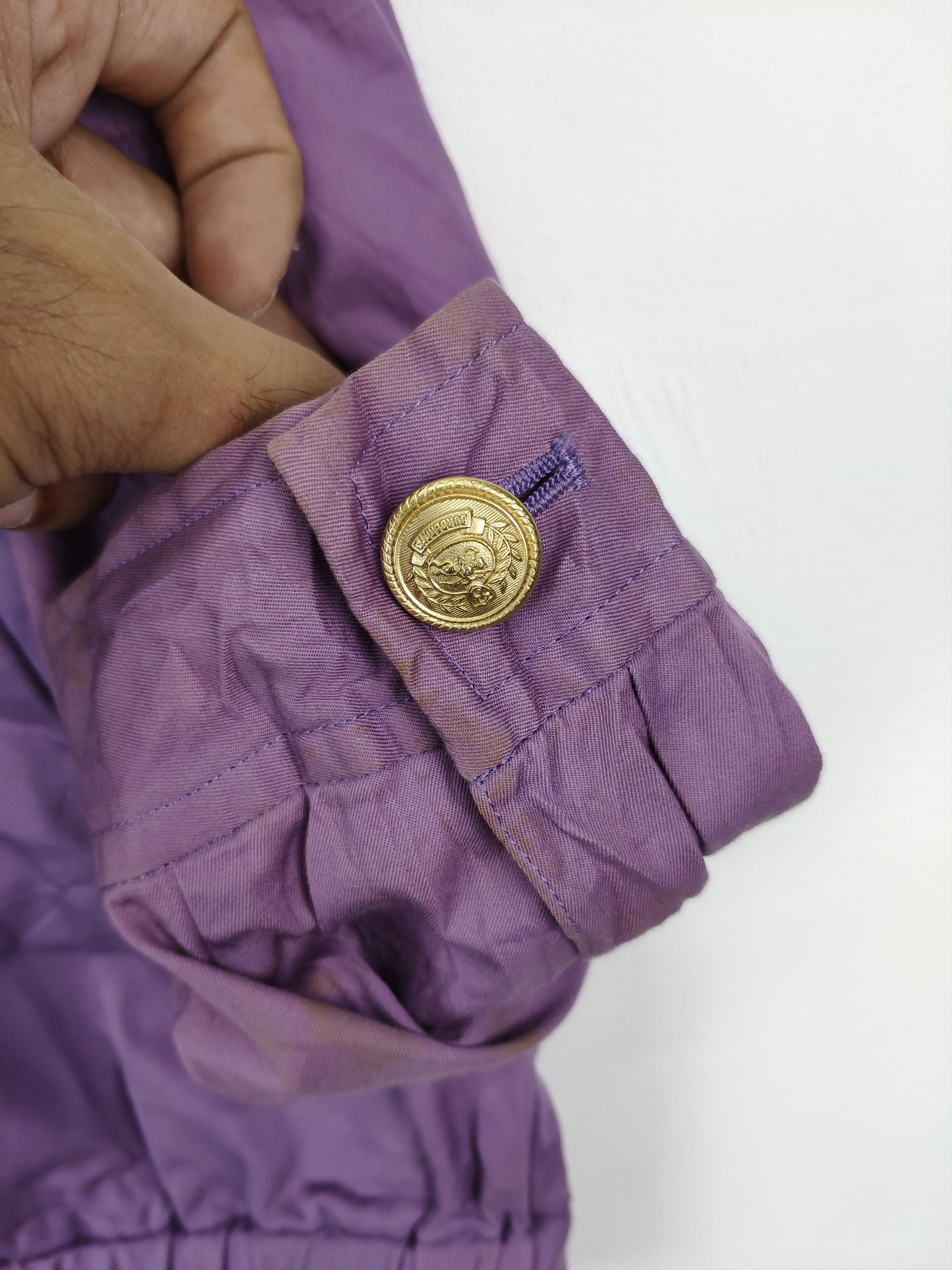 Burberry Vintage Burberry Jacket Purple Distressed Size US L / EU 52-54 / 3 - 5 Thumbnail