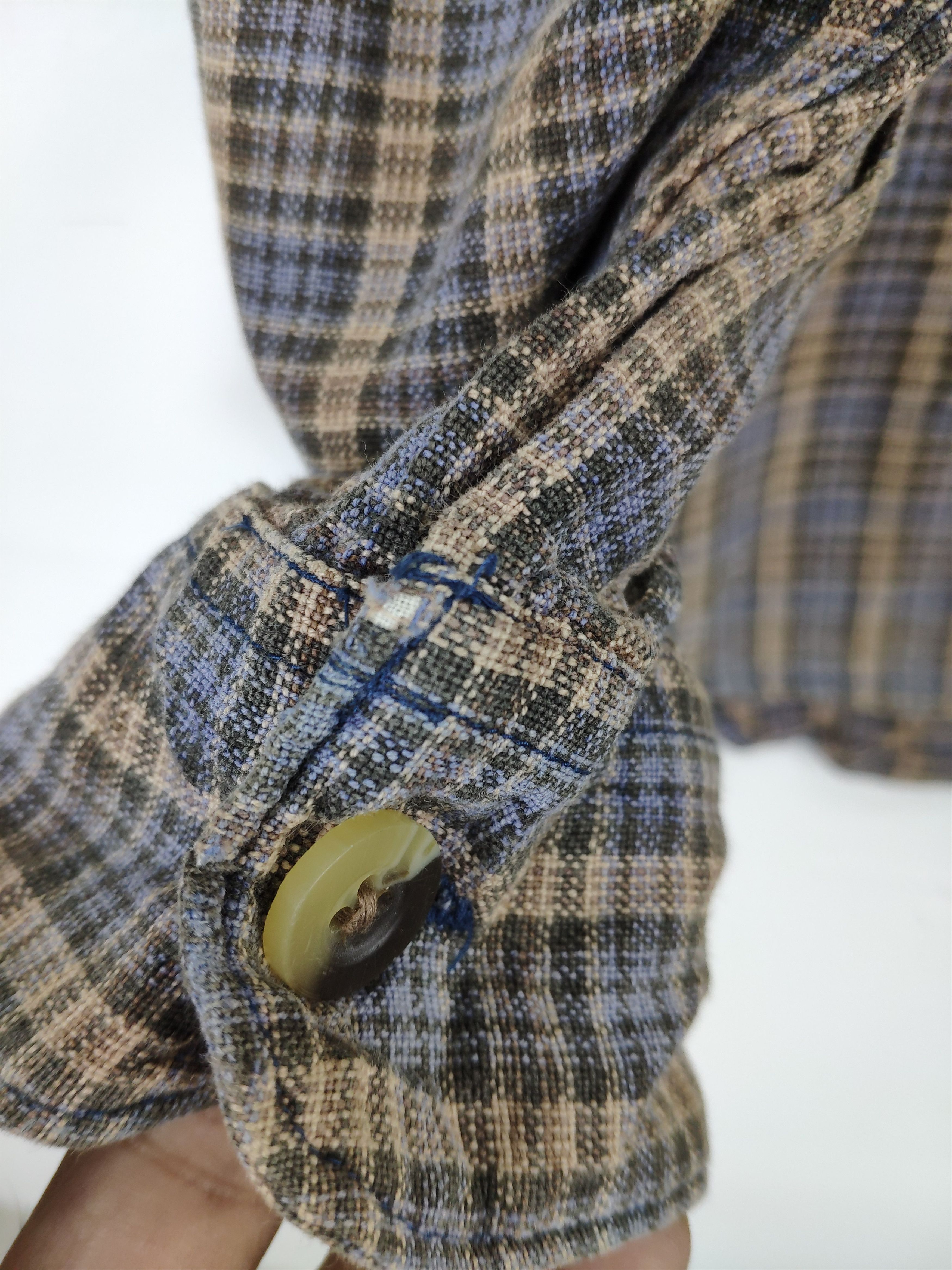 Flannel × Oshkosh × Vintage Vintage Oshkosh Flannel Shirt Kapital Style Size US M / EU 48-50 / 2 - 7 Thumbnail