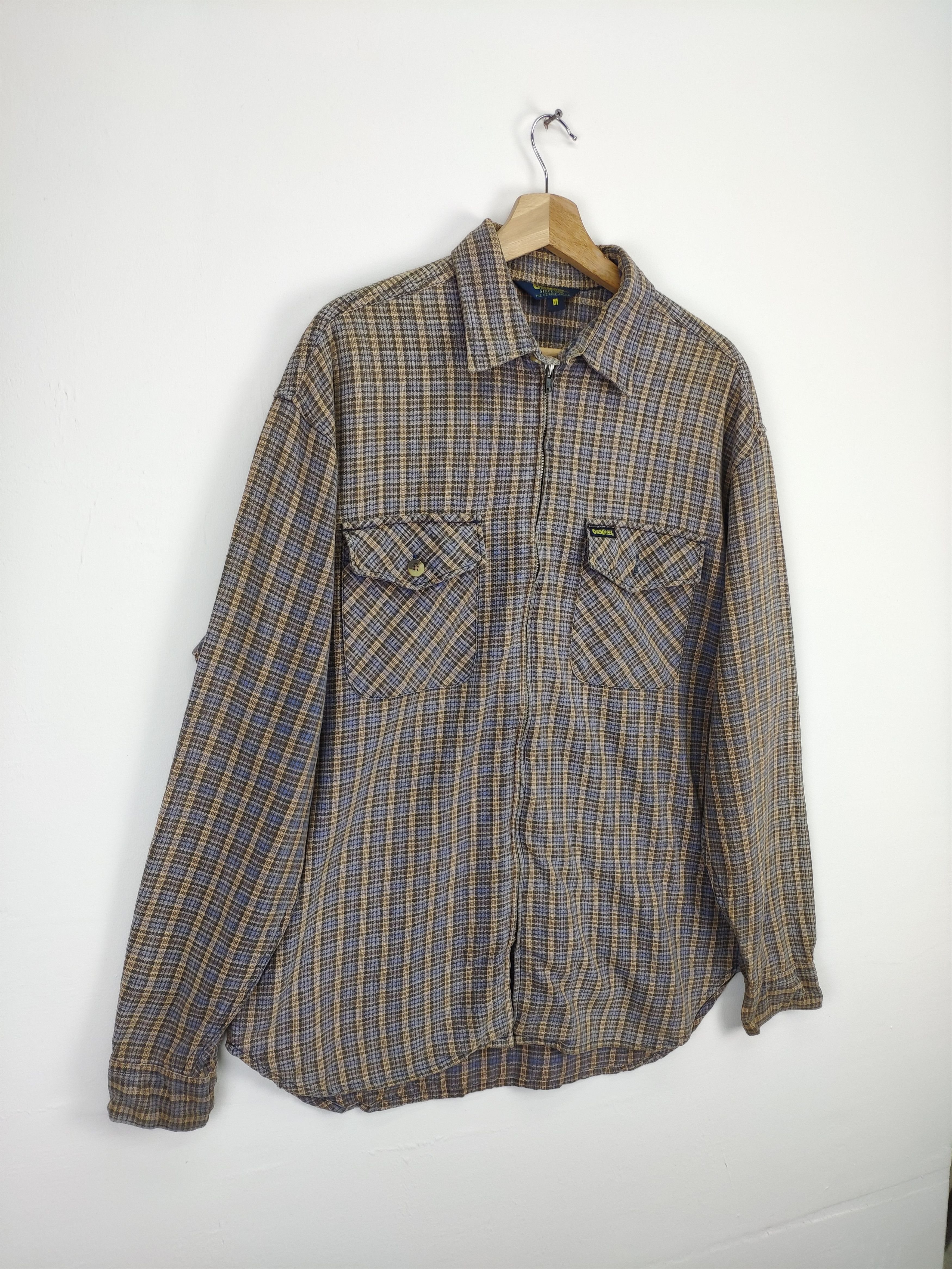 Flannel × Oshkosh × Vintage Vintage Oshkosh Flannel Shirt Kapital Style Size US M / EU 48-50 / 2 - 3 Thumbnail