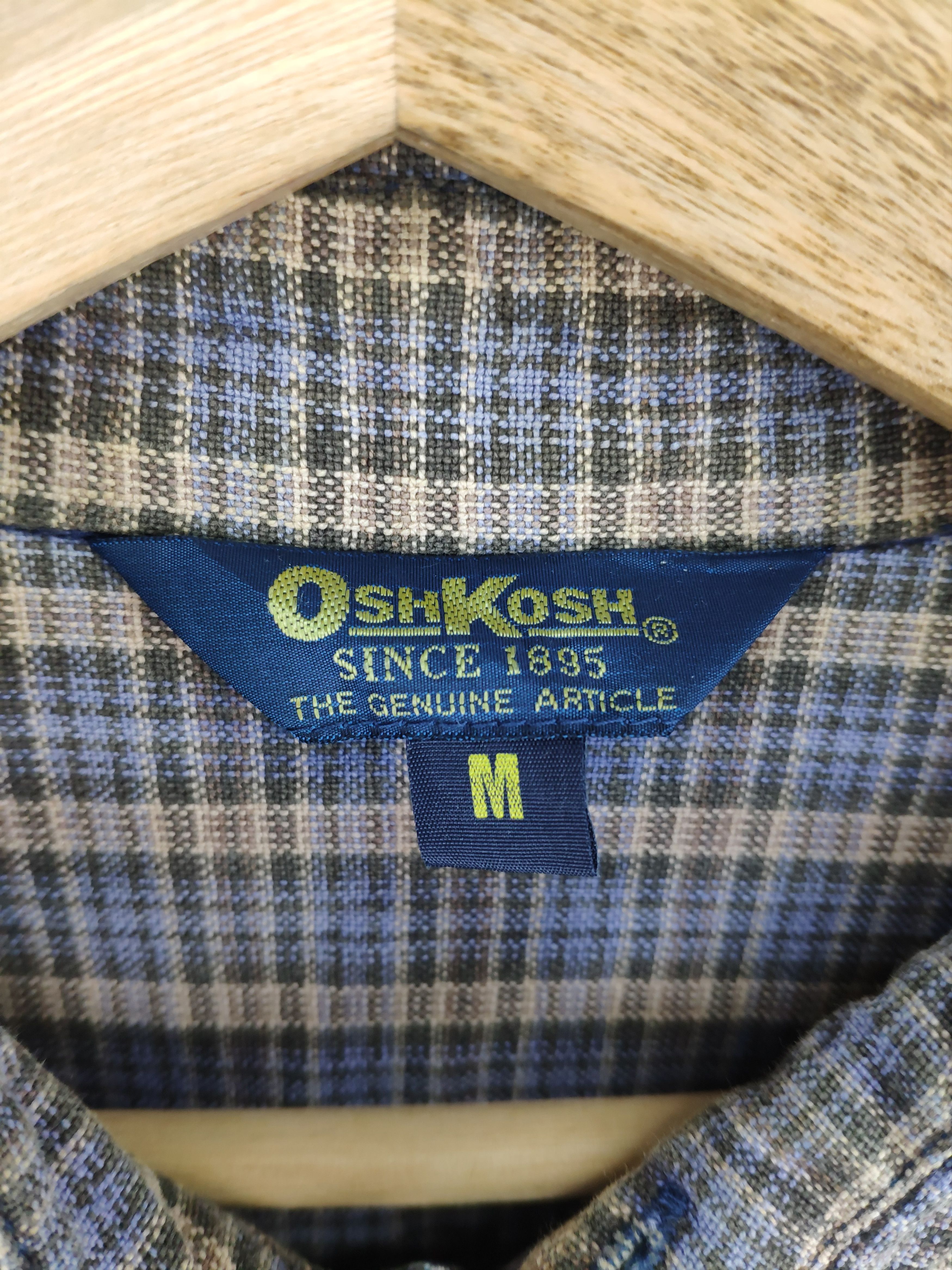 Flannel × Oshkosh × Vintage Vintage Oshkosh Flannel Shirt Kapital Style Size US M / EU 48-50 / 2 - 12 Thumbnail