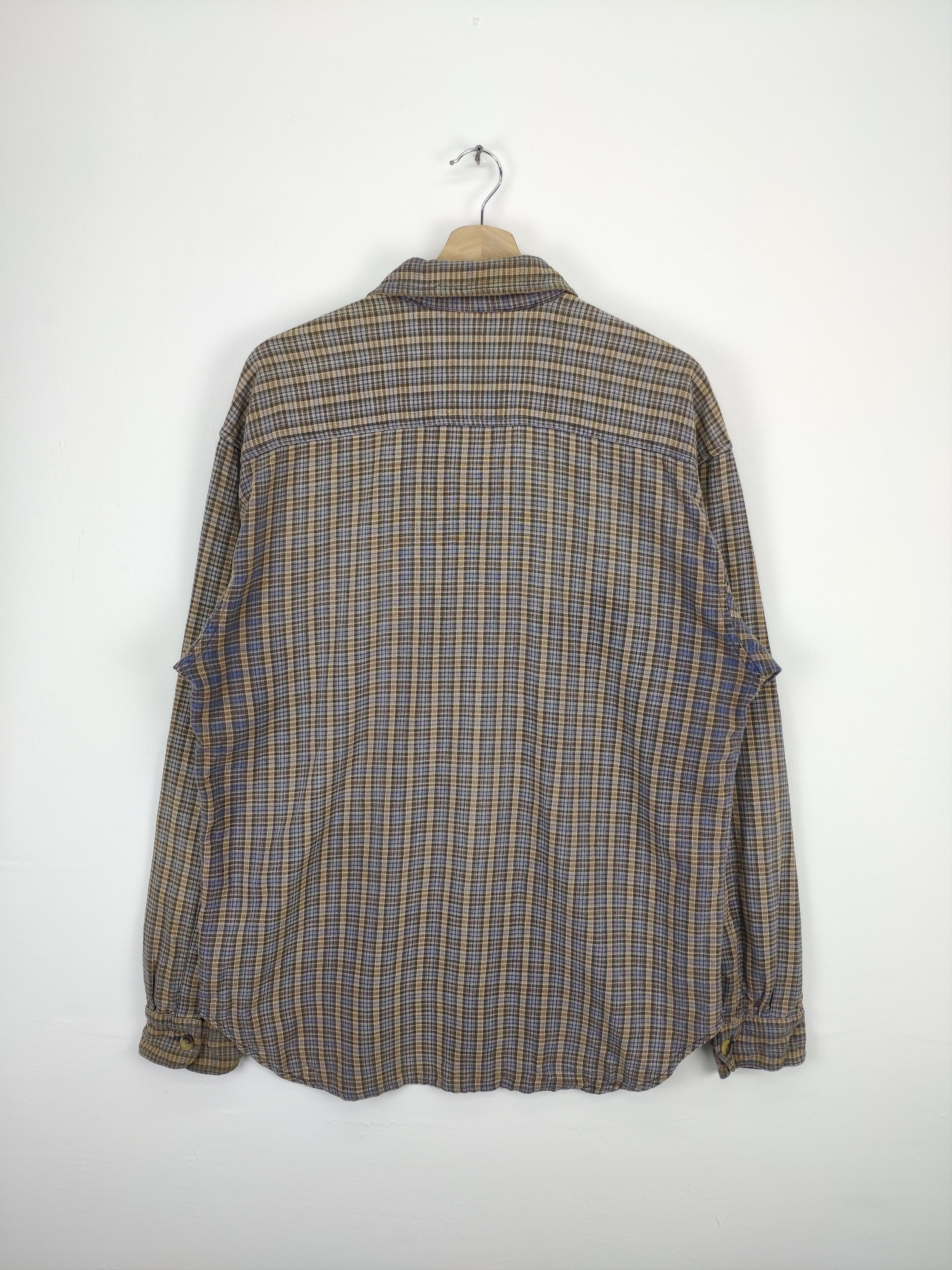 Flannel × Oshkosh × Vintage Vintage Oshkosh Flannel Shirt Kapital Style Size US M / EU 48-50 / 2 - 14 Thumbnail