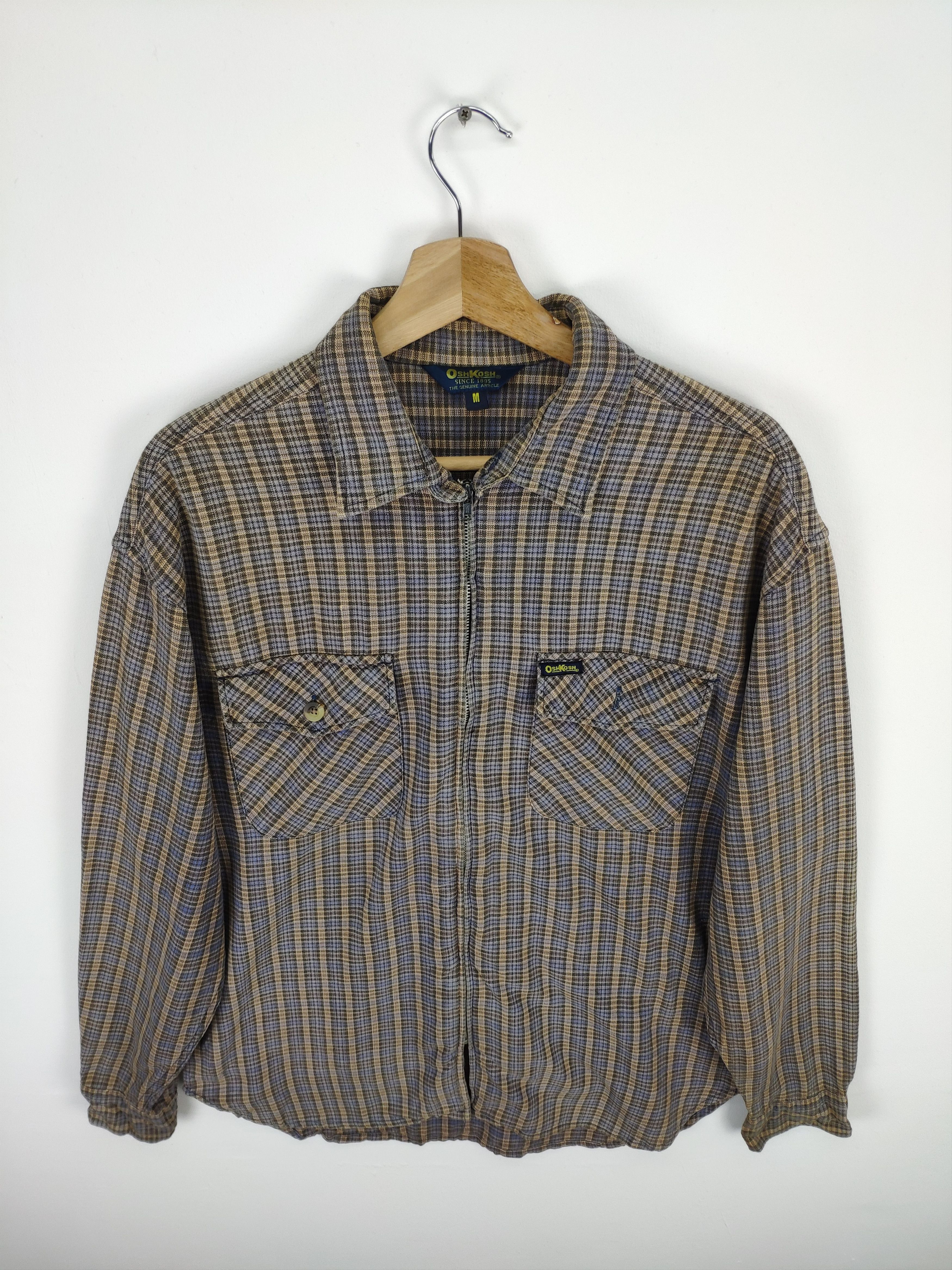 Flannel × Oshkosh × Vintage Vintage Oshkosh Flannel Shirt Kapital Style Size US M / EU 48-50 / 2 - 4 Thumbnail