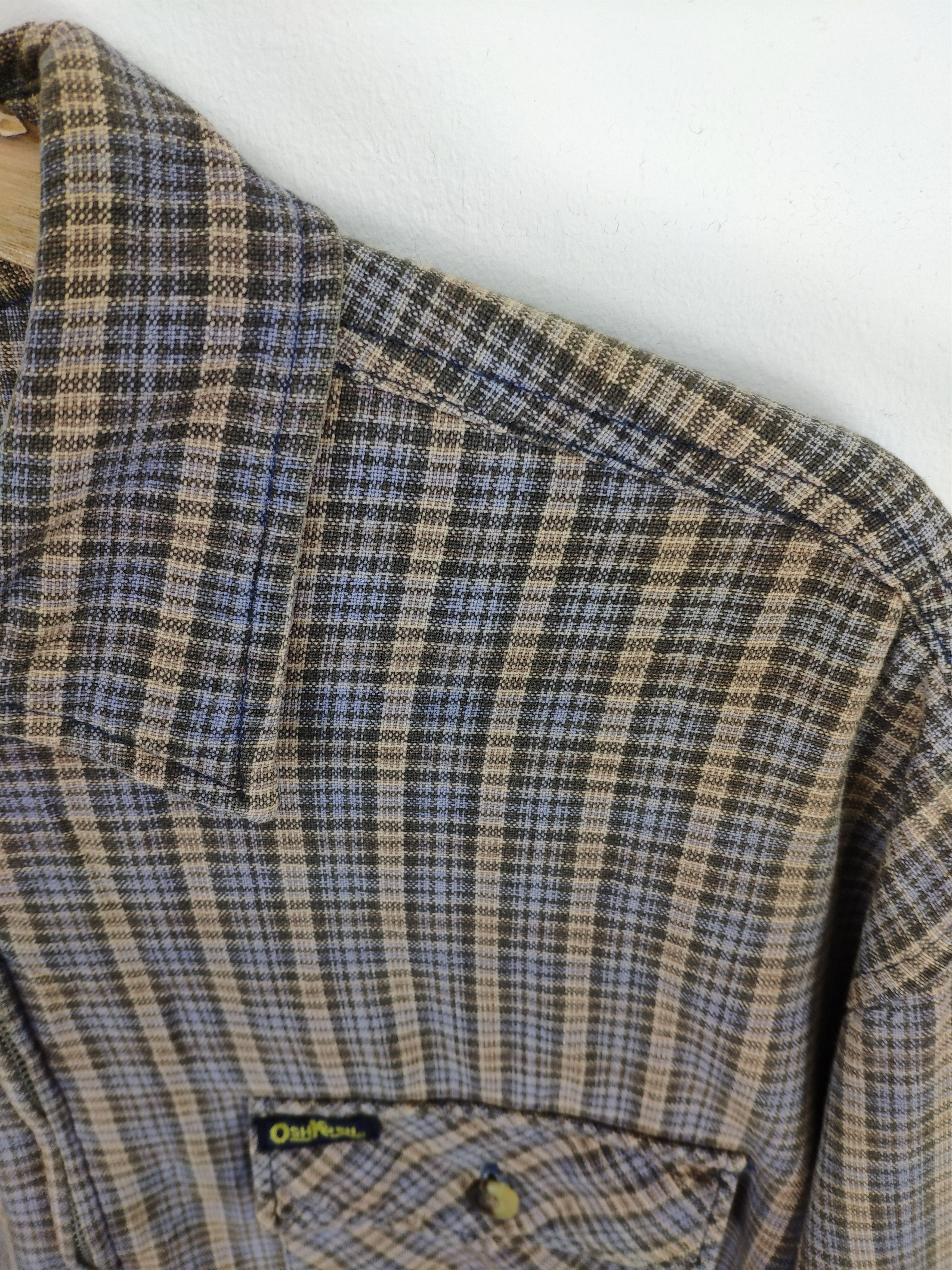 Flannel × Oshkosh × Vintage Vintage Oshkosh Flannel Shirt Kapital Style Size US M / EU 48-50 / 2 - 9 Thumbnail