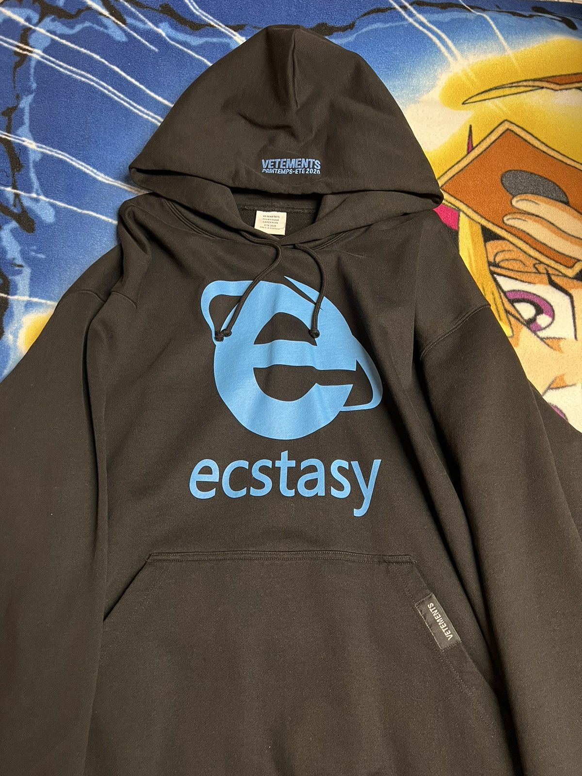 Vetements vetements ecstasy hoodie | Grailed