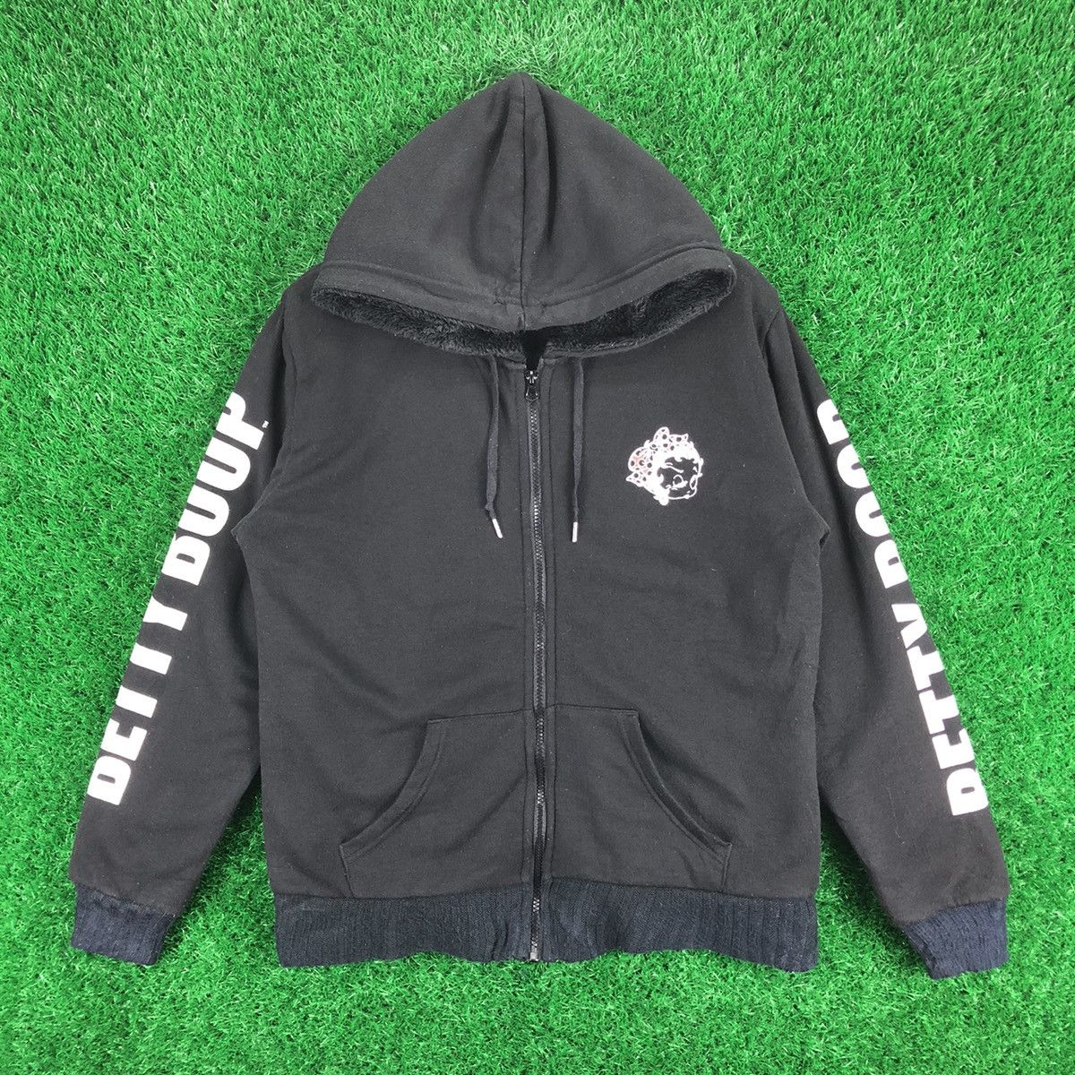 Cartoon Network Denifits X Betty Boop Sweater Zipper Hoodie Fleece Lining Size US S / EU 44-46 / 1 - 1 Thumbnail