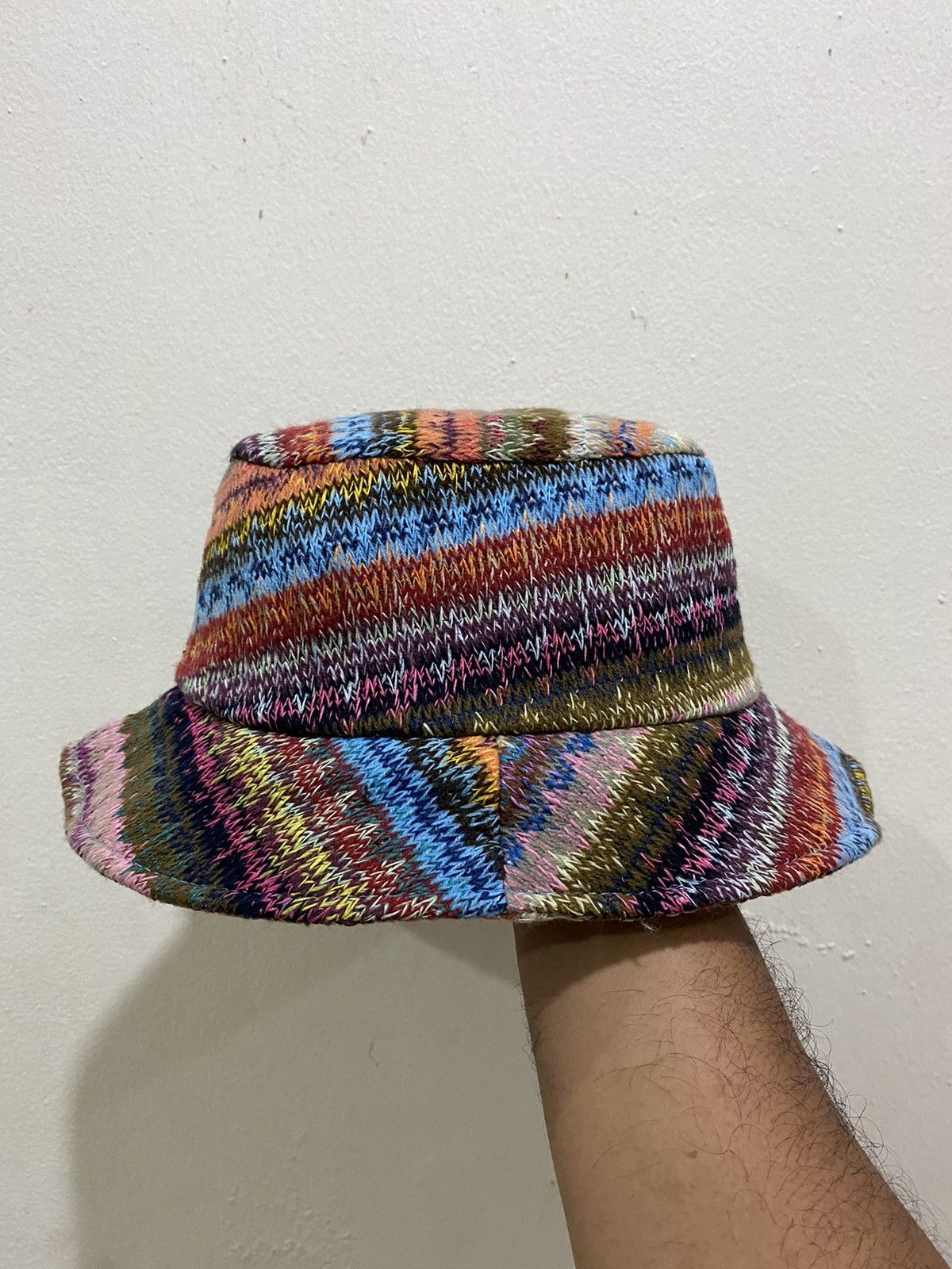 Japanese Brand 🔥Vintage🔥 Gee Club Aztec Pattern Bucket Hat Size ONE SIZE - 1 Thumbnail