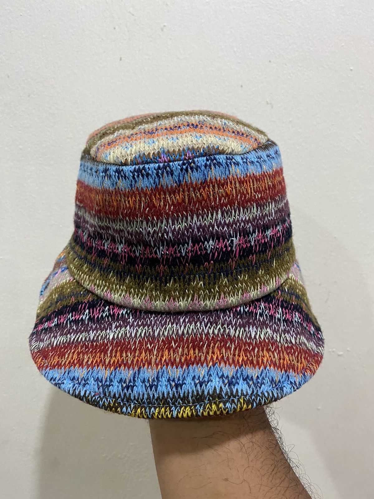 Japanese Brand 🔥Vintage🔥 Gee Club Aztec Pattern Bucket Hat Size ONE SIZE - 3 Thumbnail