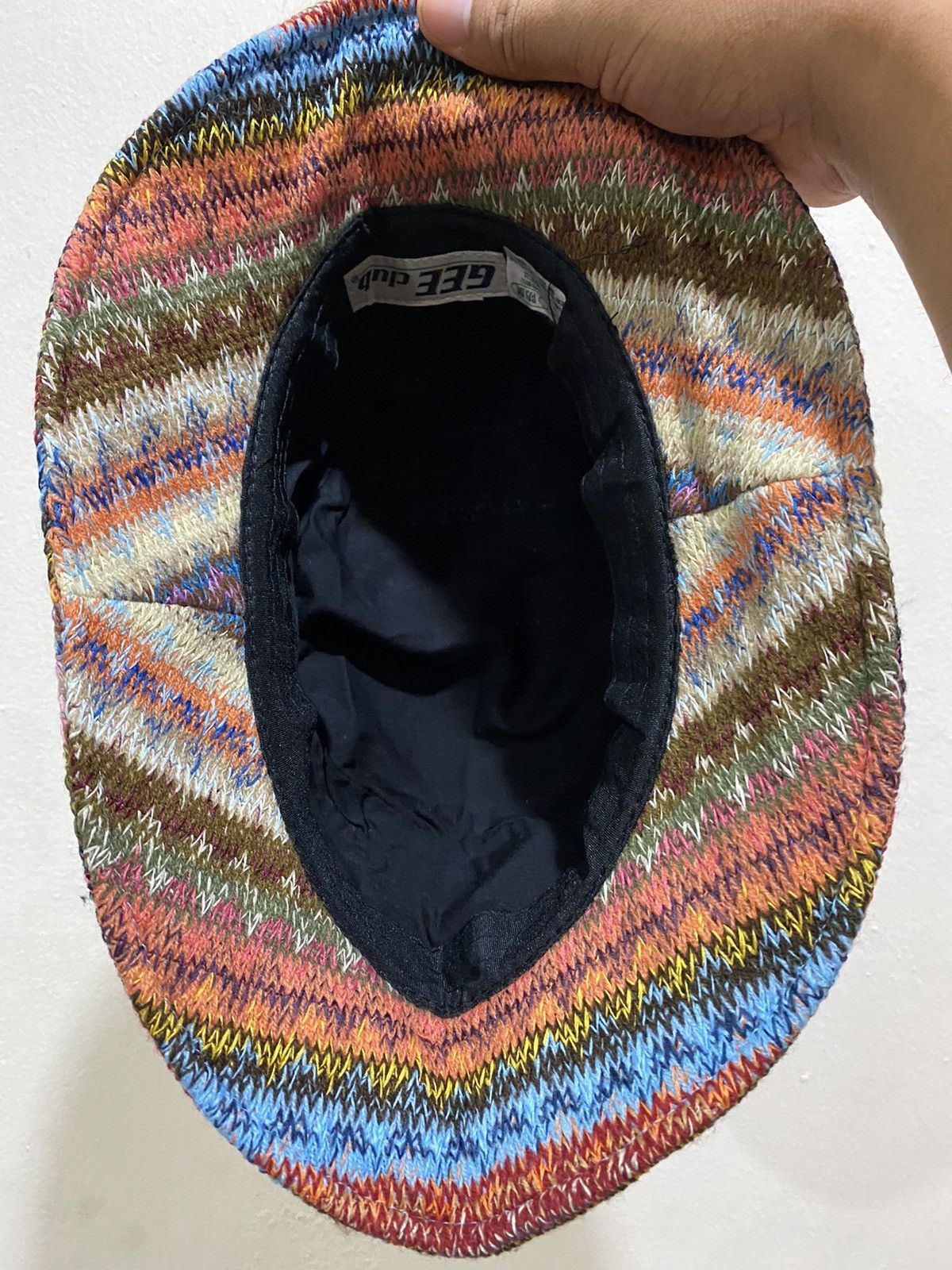 Japanese Brand 🔥Vintage🔥 Gee Club Aztec Pattern Bucket Hat Size ONE SIZE - 6 Thumbnail