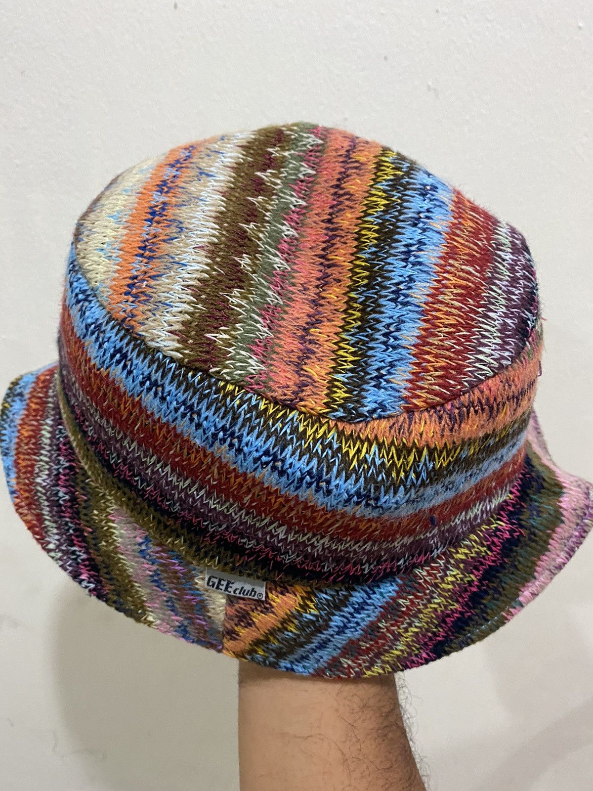 Japanese Brand 🔥Vintage🔥 Gee Club Aztec Pattern Bucket Hat Size ONE SIZE - 5 Thumbnail