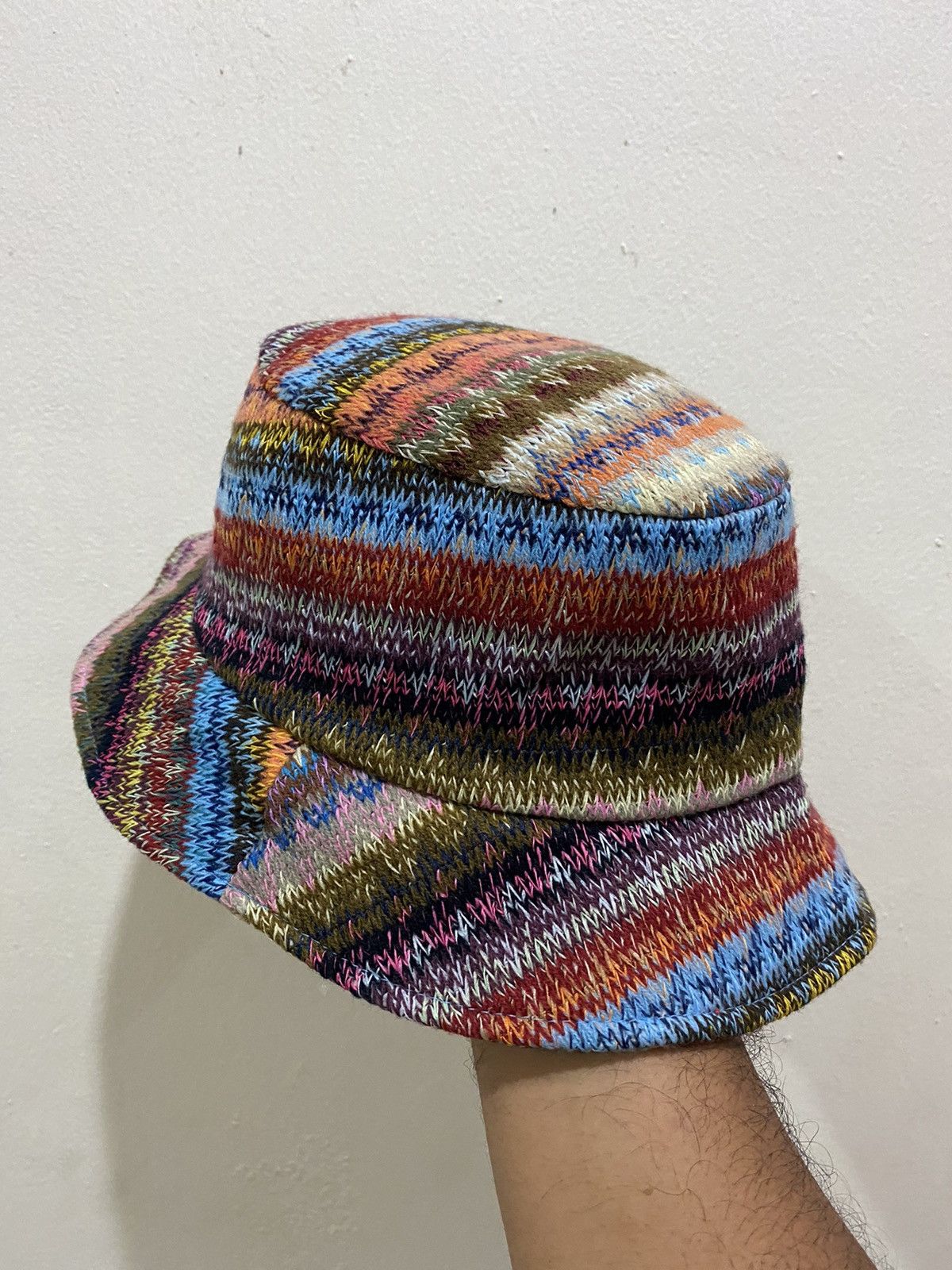 Japanese Brand 🔥Vintage🔥 Gee Club Aztec Pattern Bucket Hat Size ONE SIZE - 2 Thumbnail
