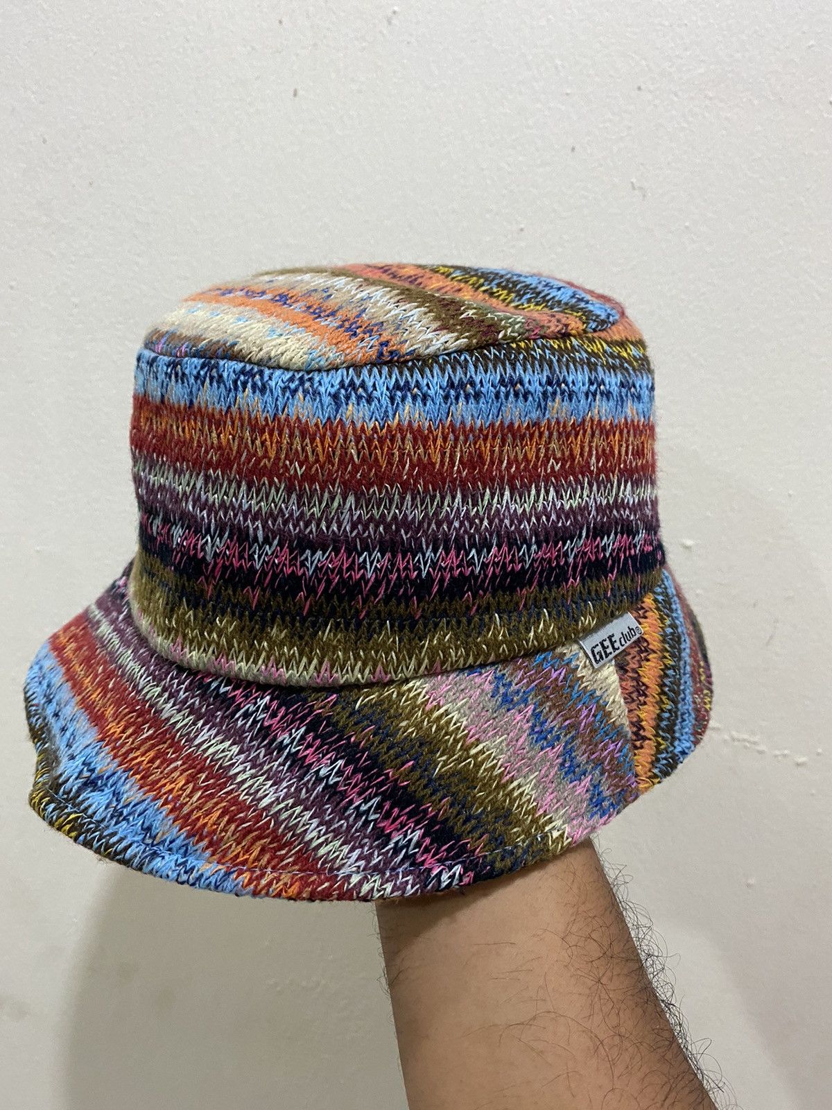 Japanese Brand 🔥Vintage🔥 Gee Club Aztec Pattern Bucket Hat Size ONE SIZE - 4 Thumbnail
