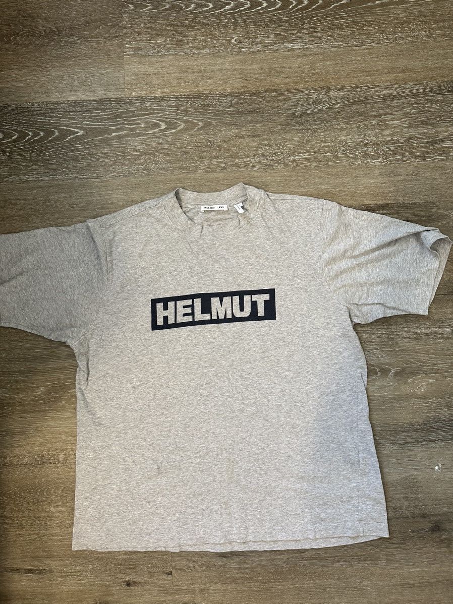 Helmut Lang Helmet Lang logo t-shirt Size US L / EU 52-54 / 3 - 1 Thumbnail