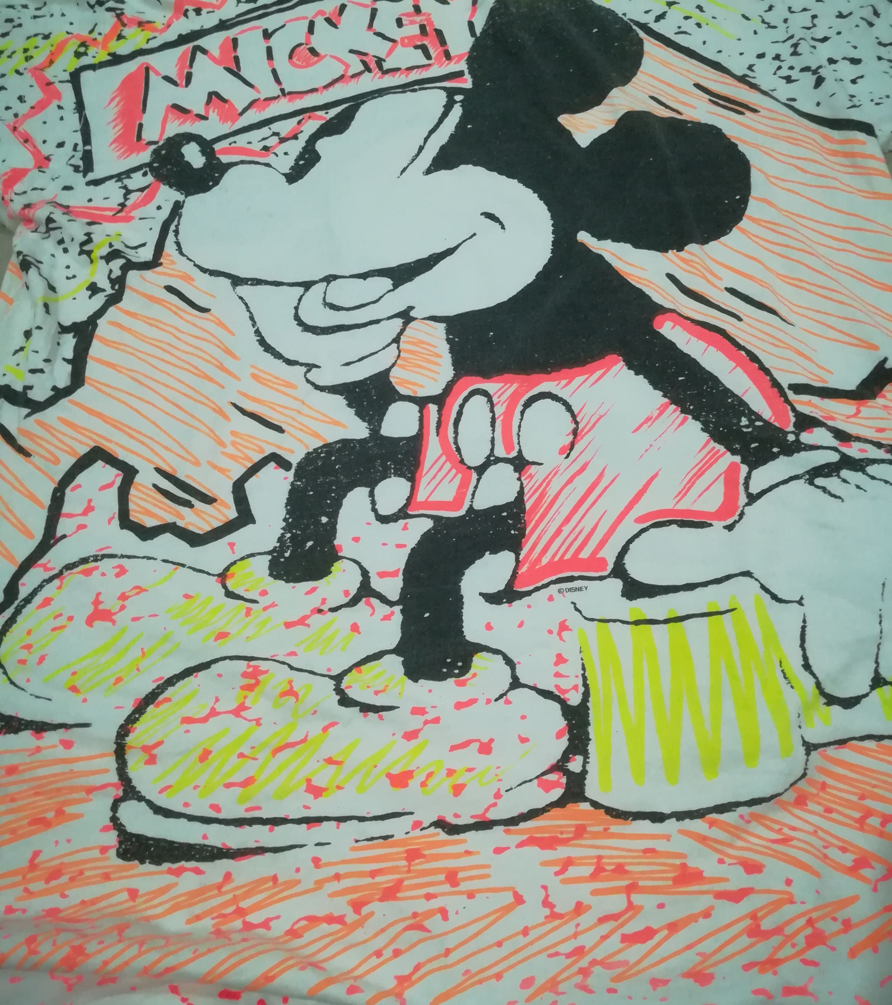 Disney Vintage Mickey Mouse Fullprint Tshirt One Size Fits Most Size US XXL / EU 58 / 5 - 3 Thumbnail