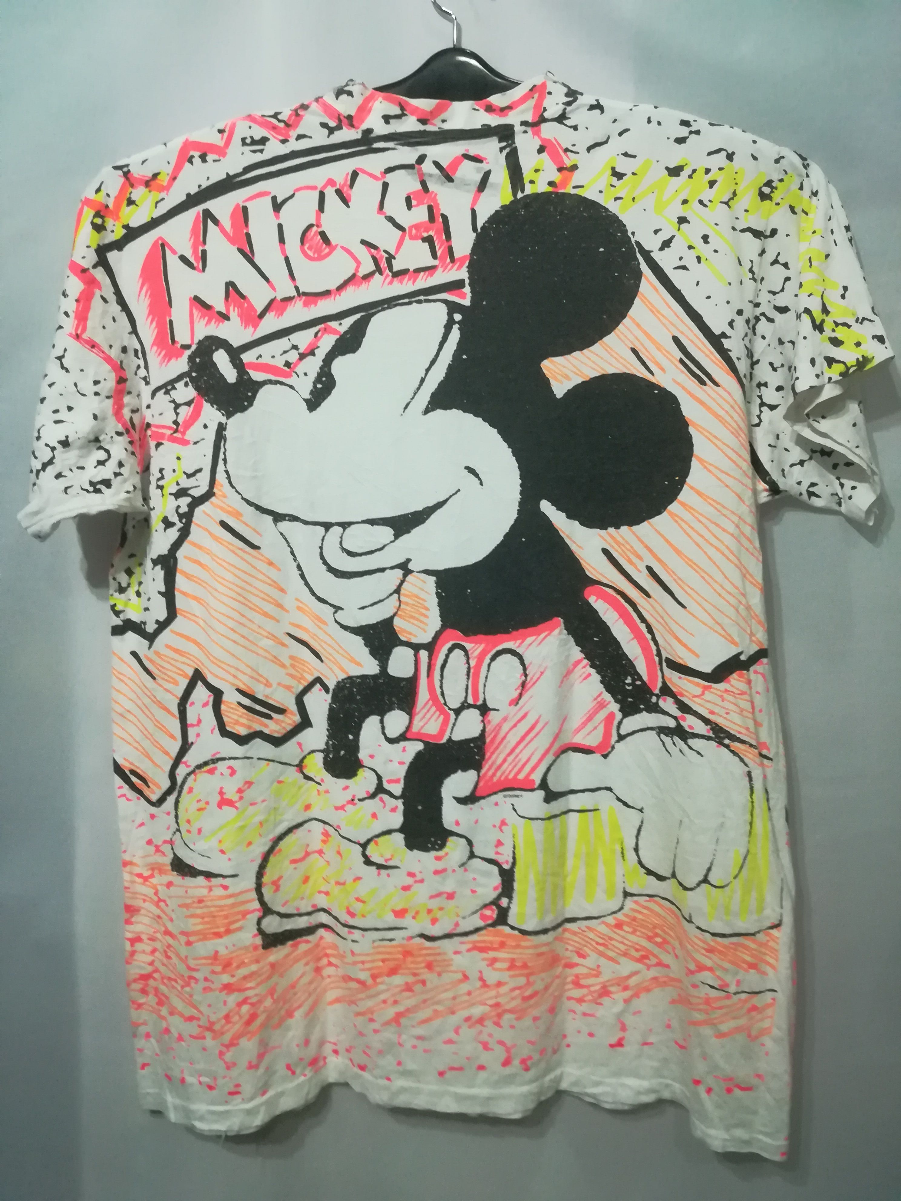 Disney Vintage Mickey Mouse Fullprint Tshirt One Size Fits Most Size US XXL / EU 58 / 5 - 2 Thumbnail