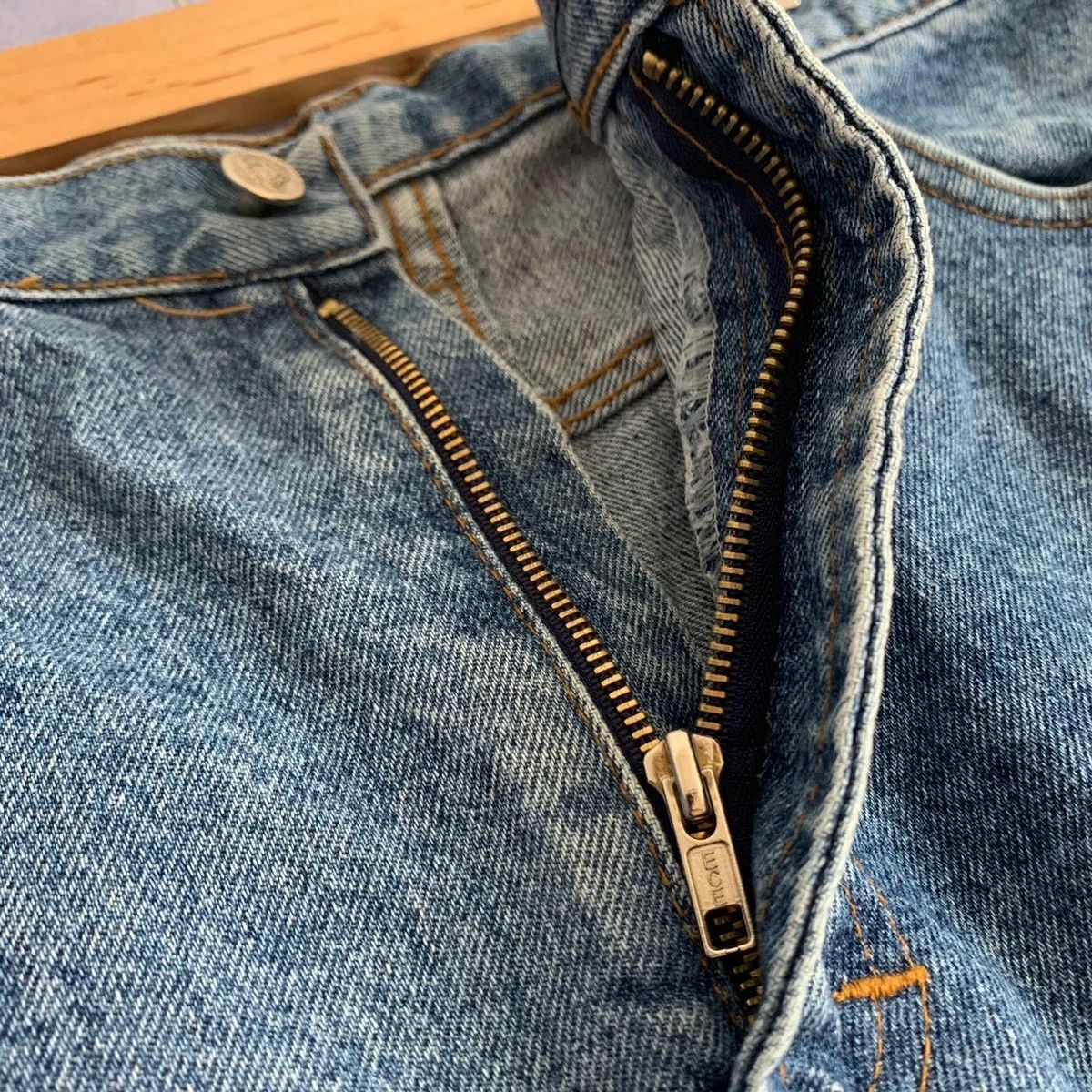 Versace 🔥🔥 Vintage Versace Blue Jeans Size US 35 - 9 Thumbnail