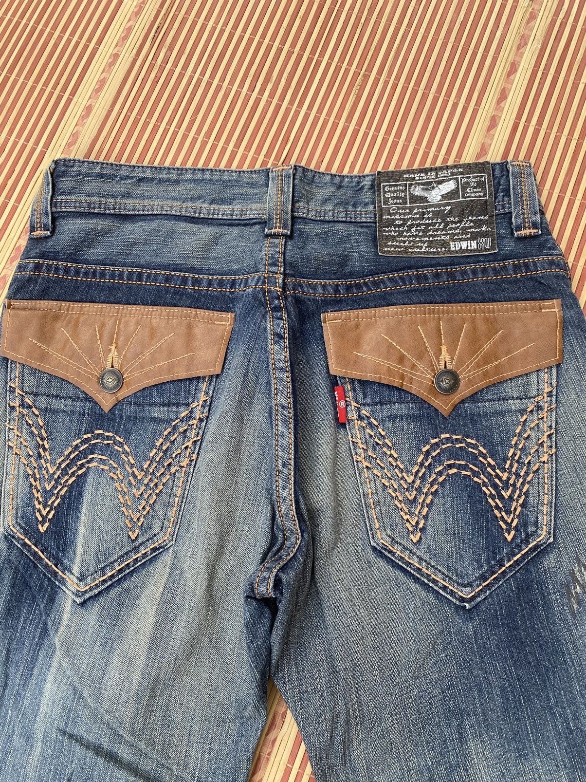 Edwin Vintage Distressed Edwin Flare Pant Size US 32 / EU 48 - 5 Thumbnail