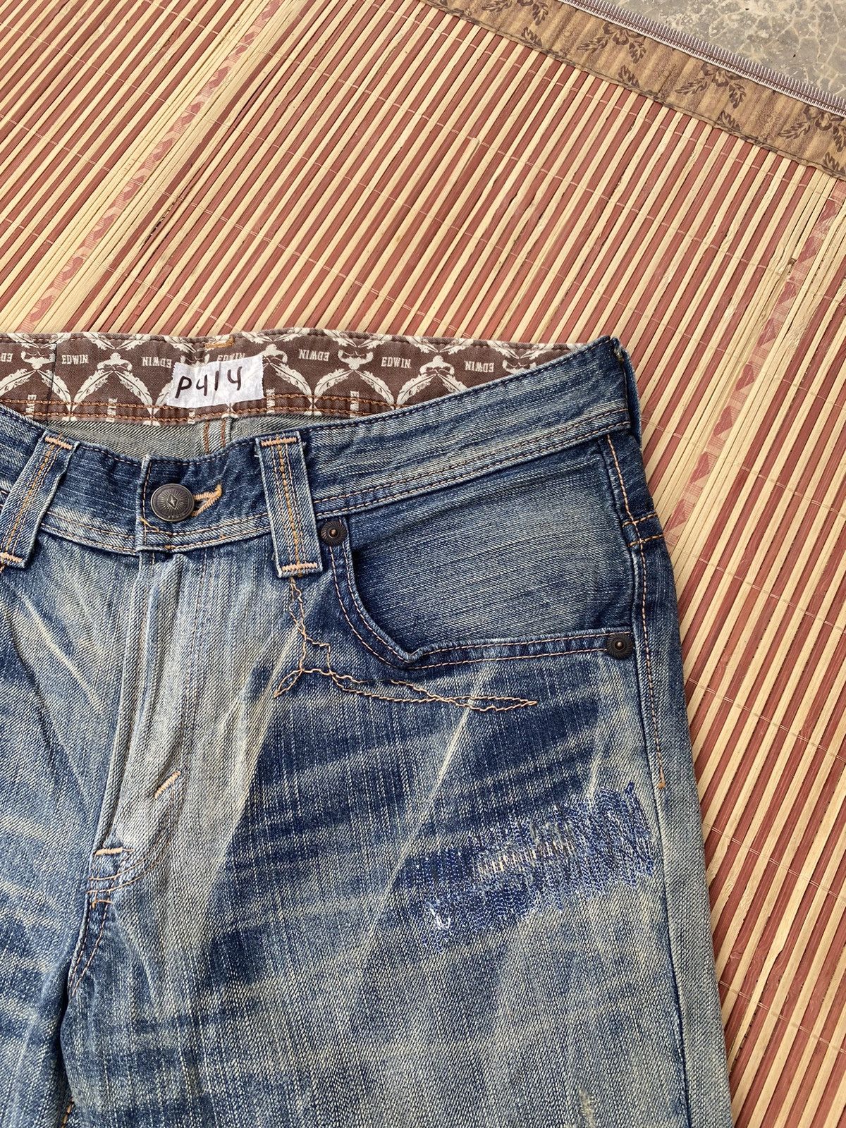 Edwin Vintage Distressed Edwin Flare Pant Size US 32 / EU 48 - 4 Thumbnail