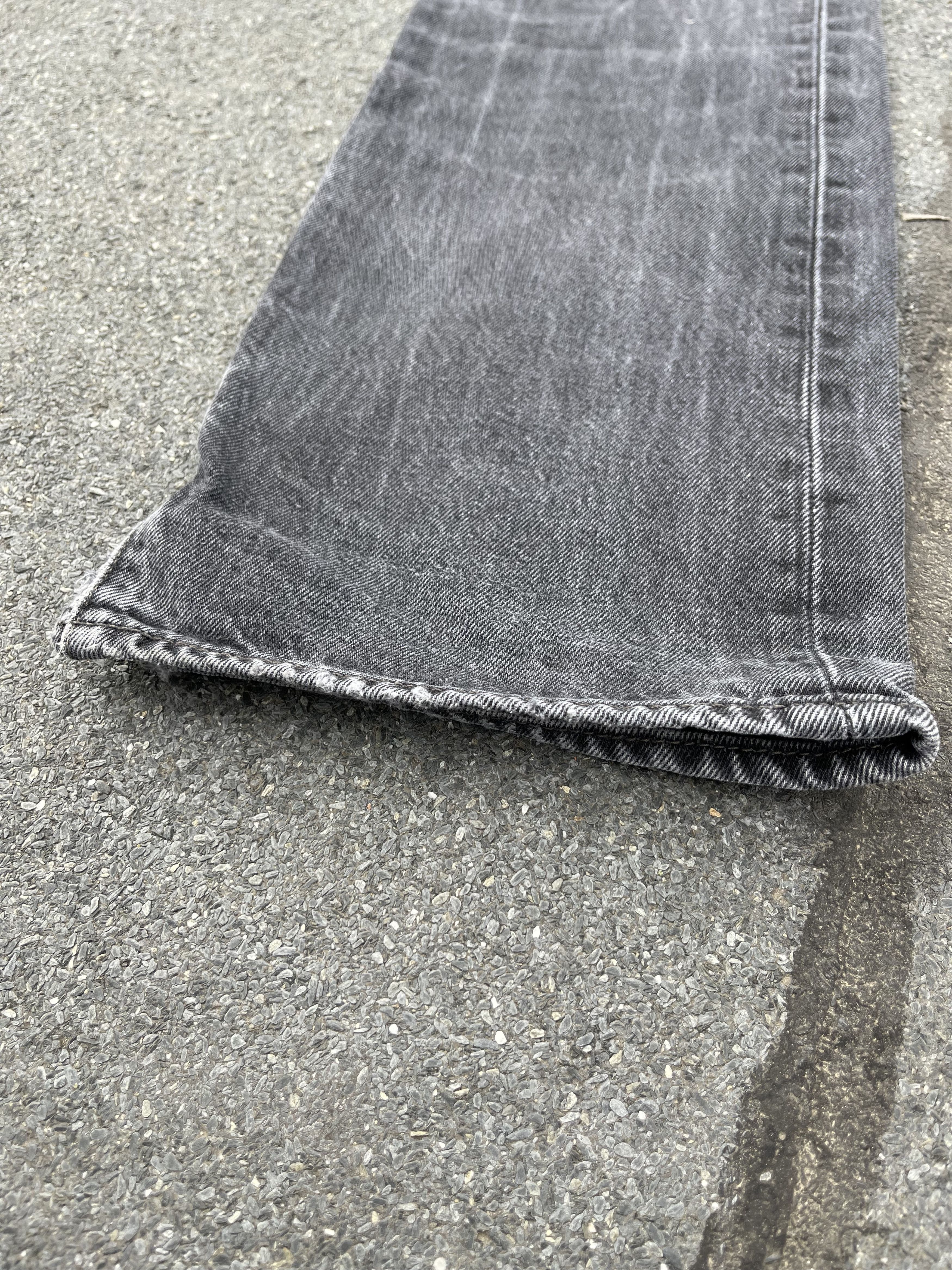 Levi's Levi's 501 Black Washed Faded Distressed Denim Size US 38 / EU 54 - 7 Thumbnail