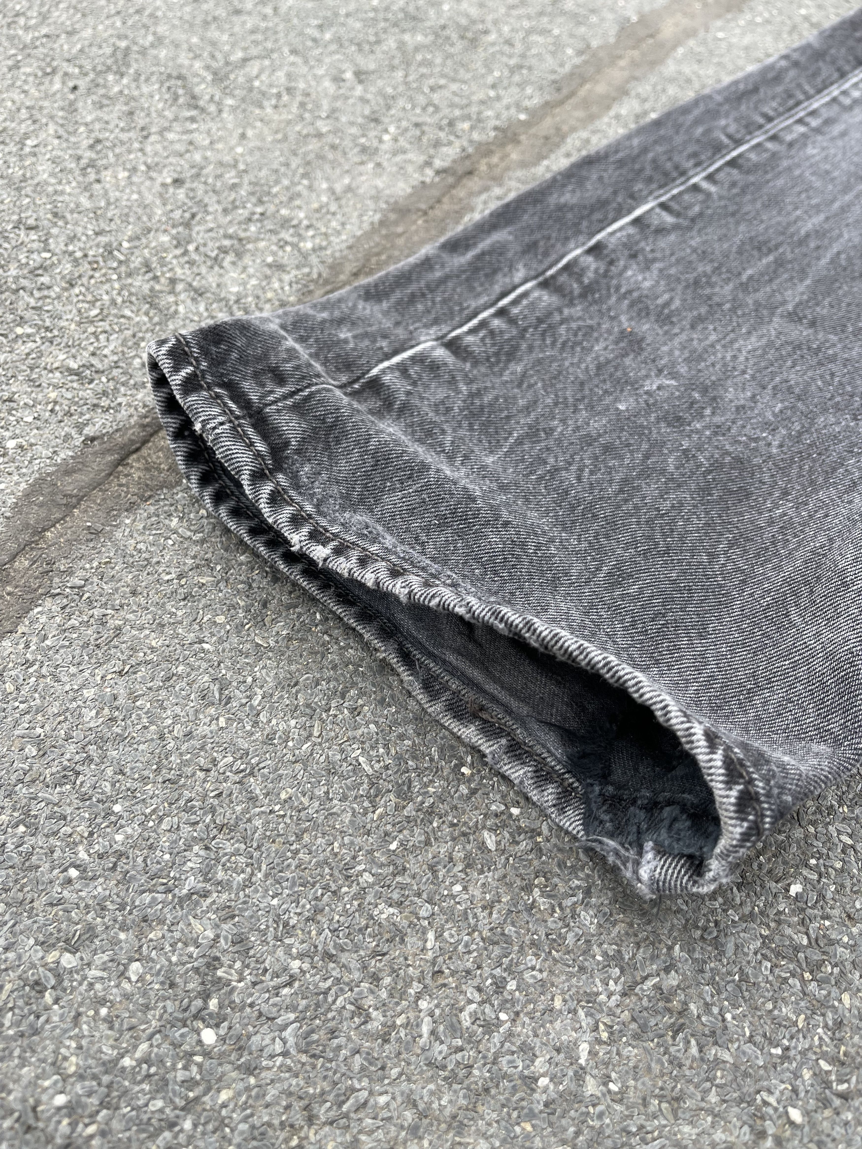 Levi's Levi's 501 Black Washed Faded Distressed Denim Size US 38 / EU 54 - 6 Thumbnail