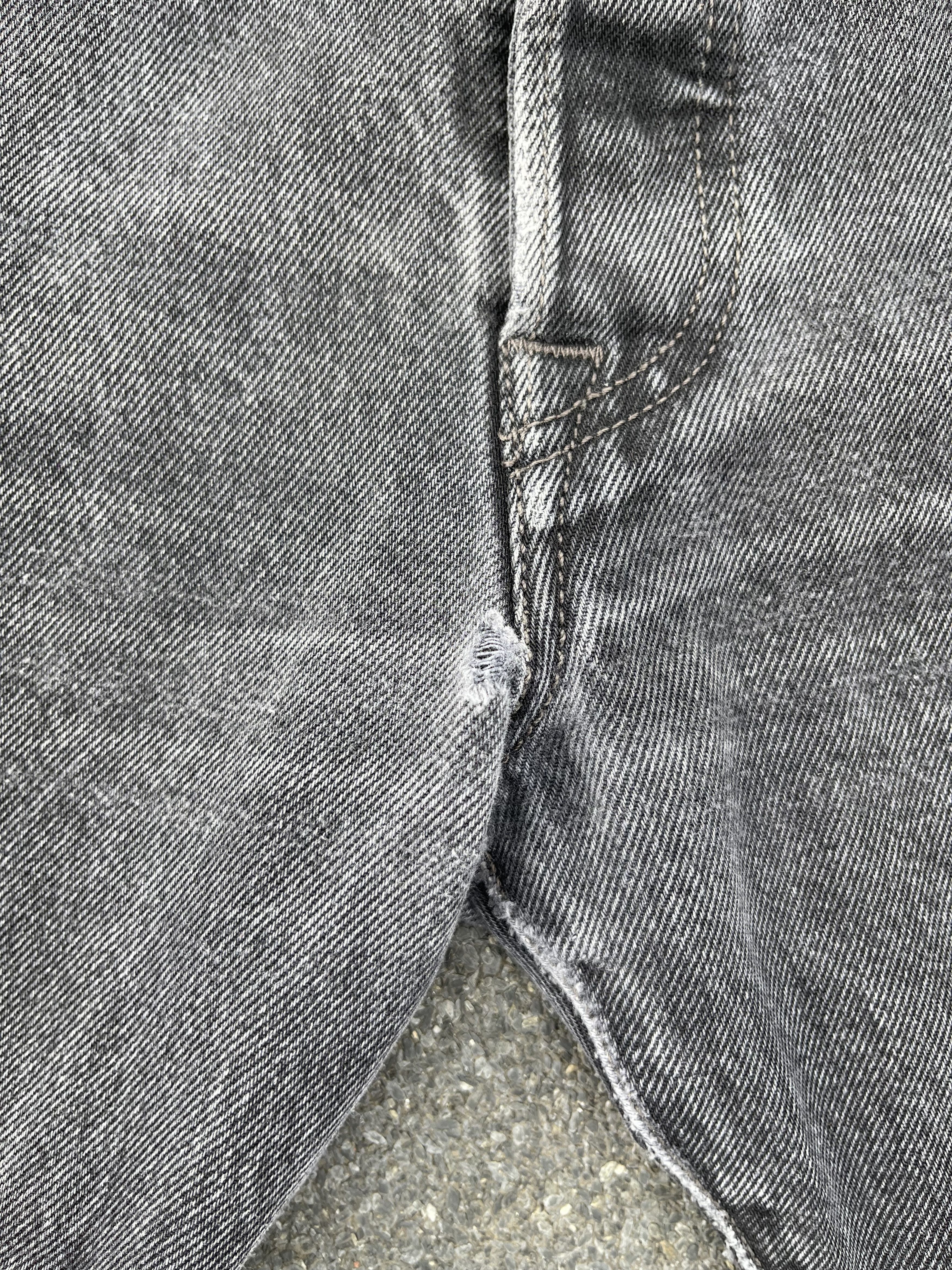 Levi's Levi's 501 Black Washed Faded Distressed Denim Size US 38 / EU 54 - 10 Thumbnail