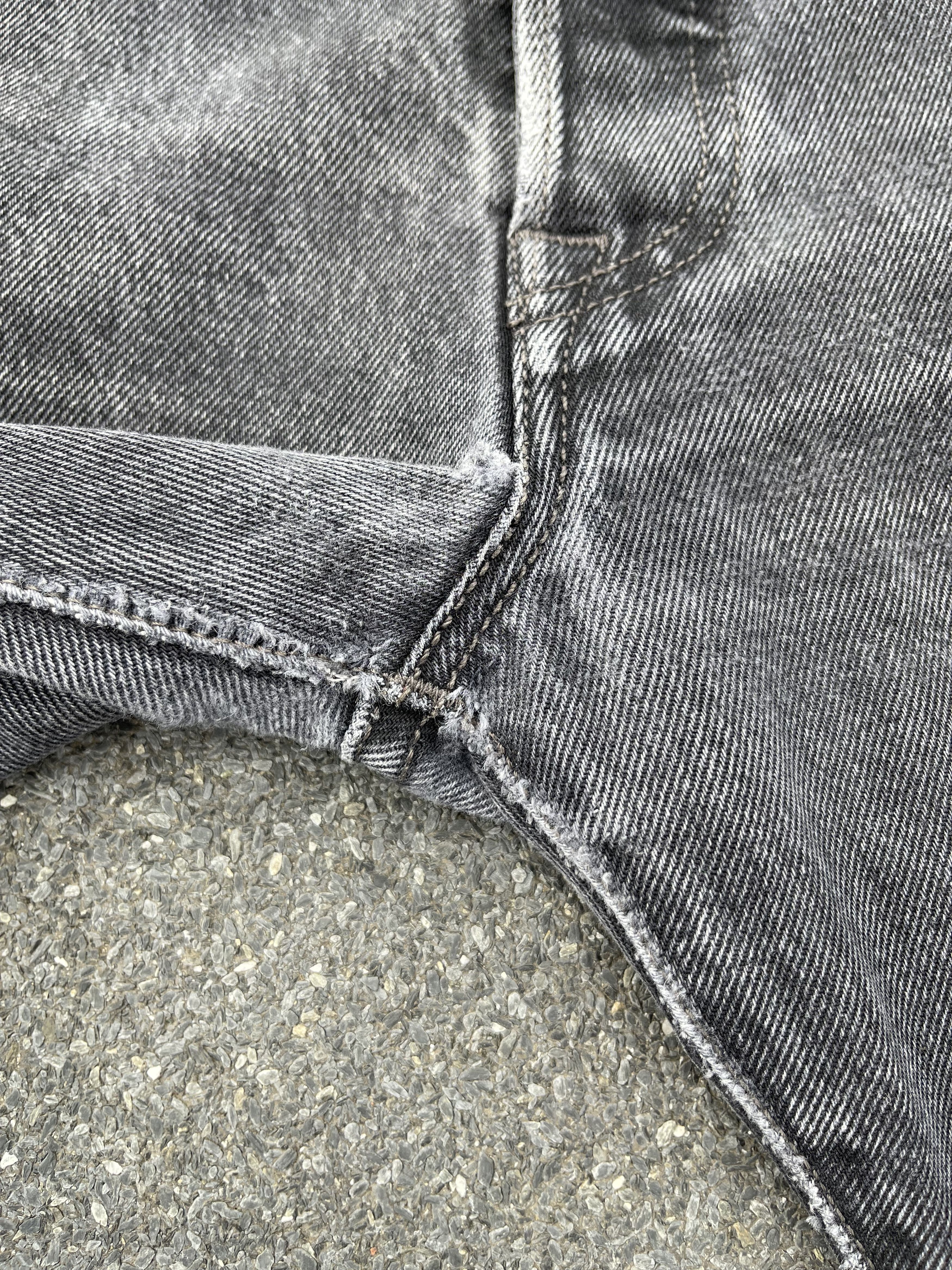 Levi's Levi's 501 Black Washed Faded Distressed Denim Size US 38 / EU 54 - 9 Thumbnail