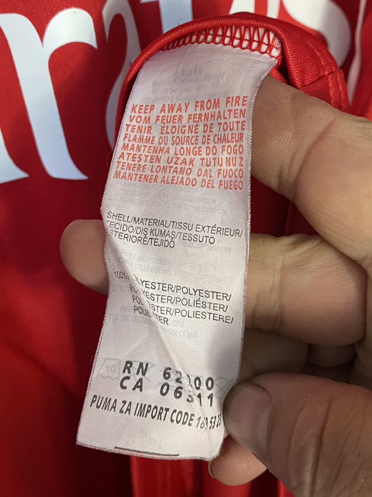 ARSNL 2014 2015 Arsenal Puma Home Soccer Jersey Size US S / EU 44-46 / 1 - 9 Thumbnail