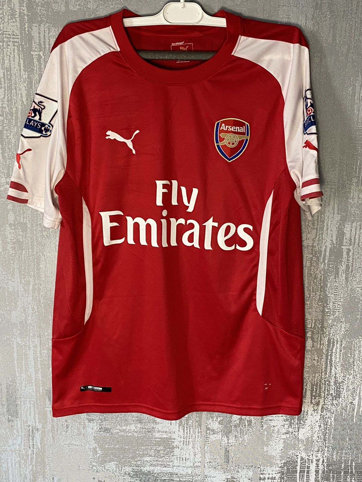ARSNL 2014 2015 Arsenal Puma Home Soccer Jersey Size US S / EU 44-46 / 1 - 1 Thumbnail