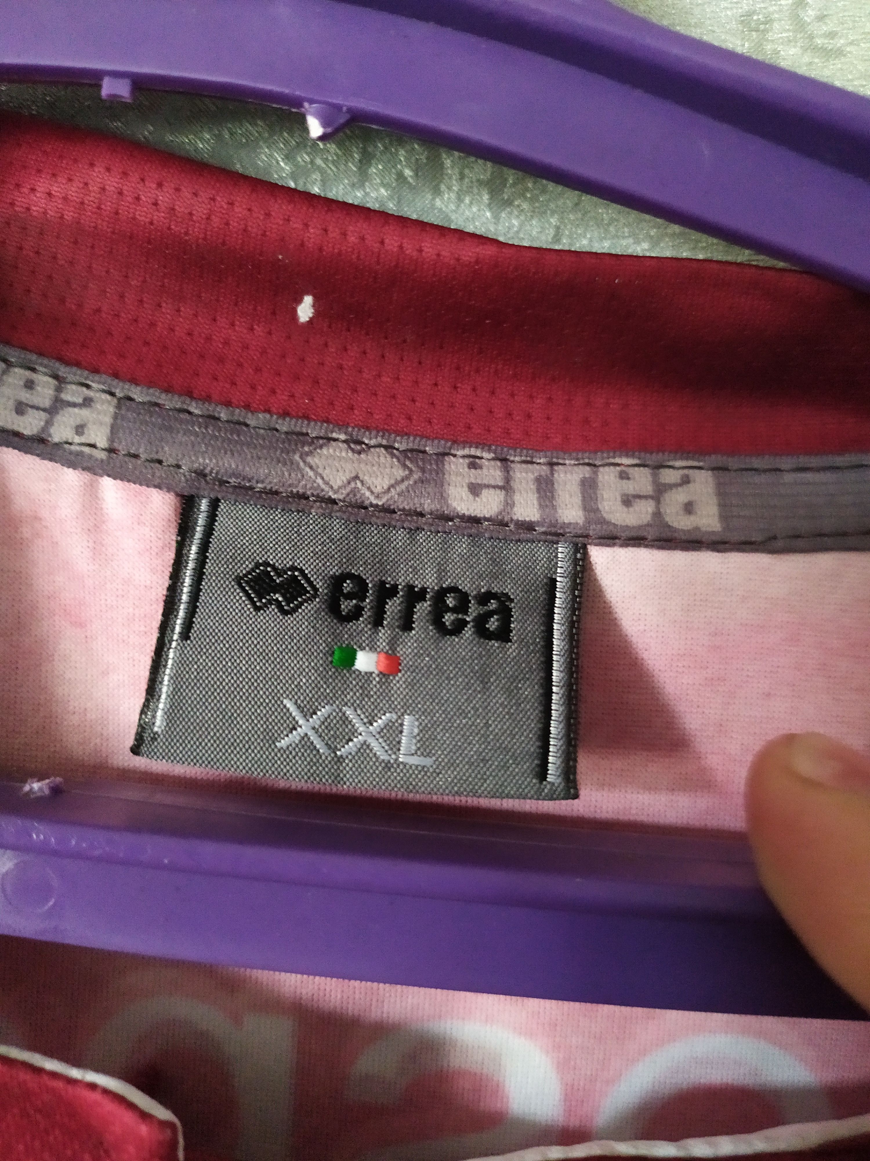 Vintage 2009-2010 MATCH WORN AC Bellinzona Ciarrocchi Errea Jersey Size US XXL / EU 58 / 5 - 3 Thumbnail