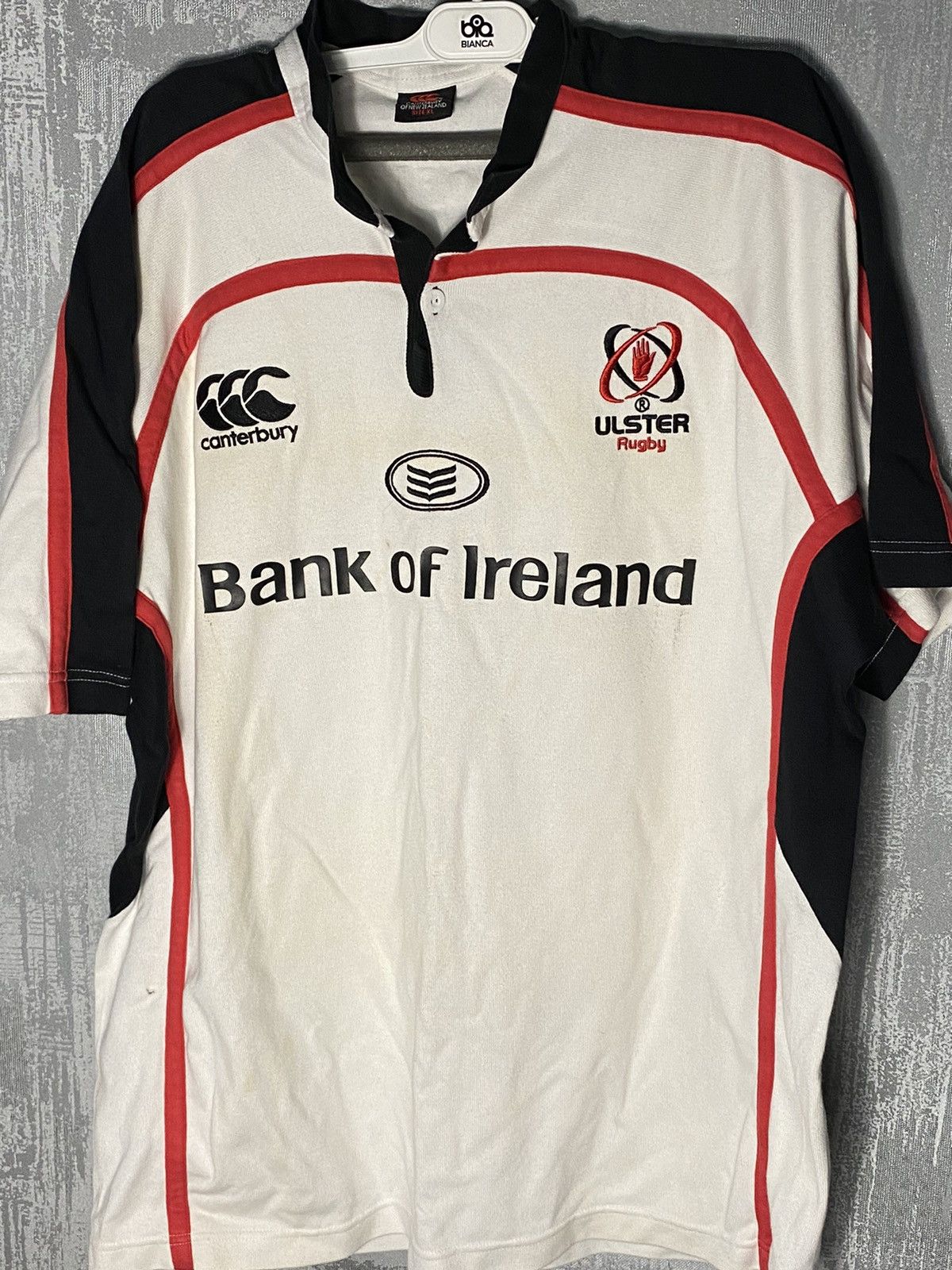 Canterbury of New Zealand × Vintage Vintage Ulster Canterbury Rugby shirt Jersey Size US XL / EU 56 / 4 - 1 Thumbnail