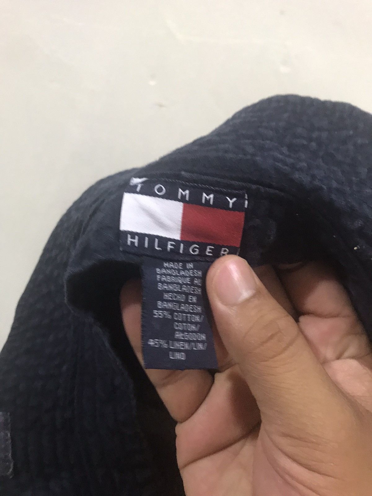 Tommy Hilfiger 🔥Vintage🔥 Tommy Hilfiger Classic Logo Bucket Hat Size ONE SIZE - 5 Thumbnail
