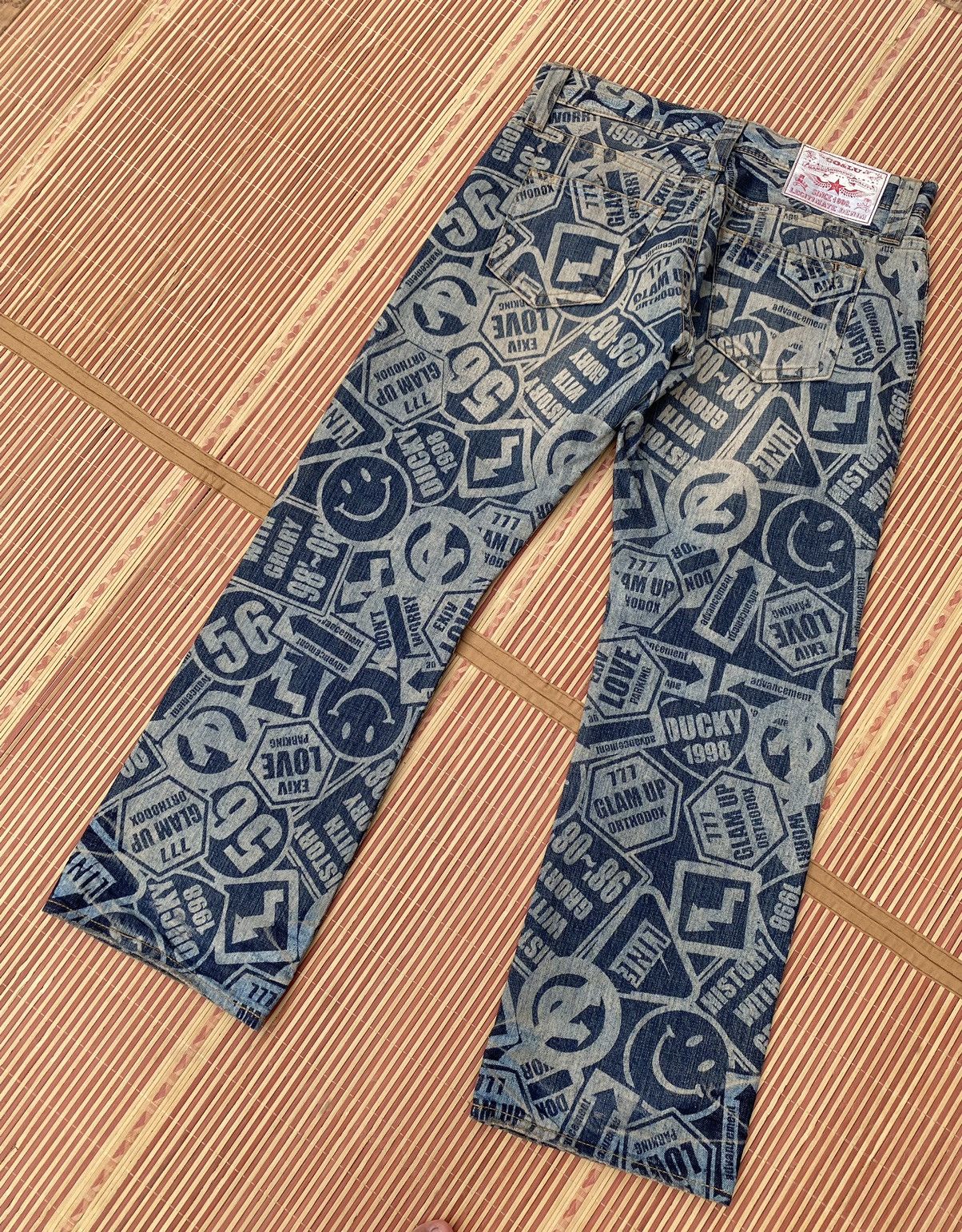 Japanese Brand Hysteric Glamour Inspired By Co&Lu Full Print Pant Size US 33 - 1 Thumbnail