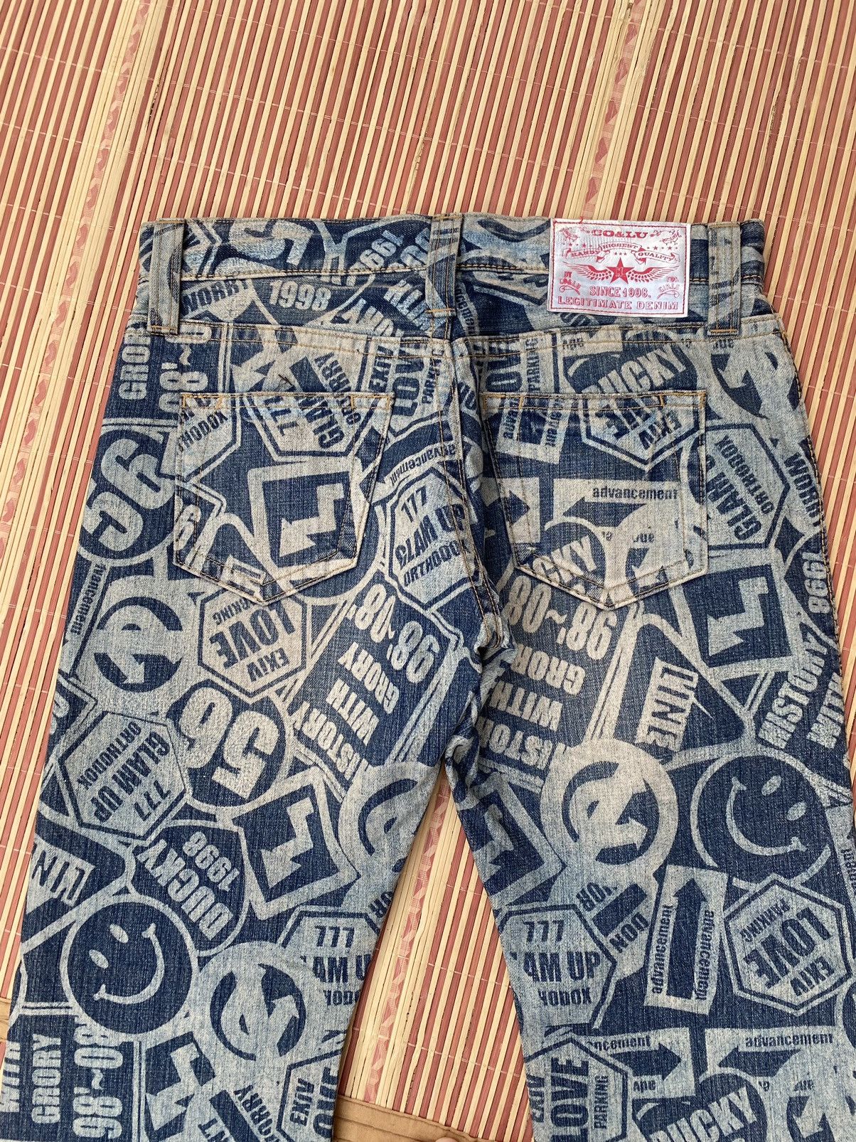 Japanese Brand Hysteric Glamour Inspired By Co&Lu Full Print Pant Size US 33 - 4 Thumbnail
