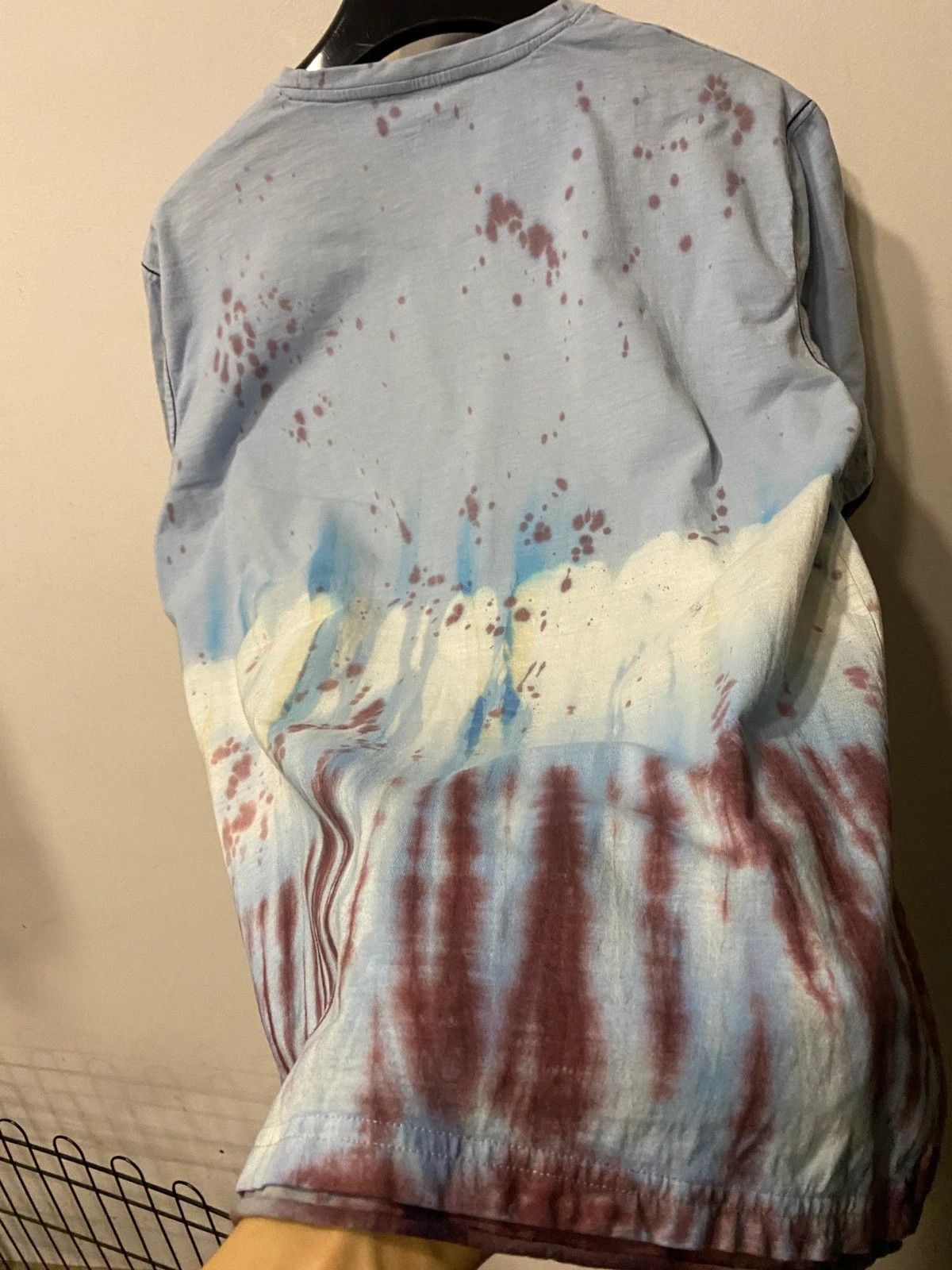 Yves Saint Laurent Flame YSL T-Shirt Tie Dye Size US M / EU 48-50 / 2 - 12 Thumbnail
