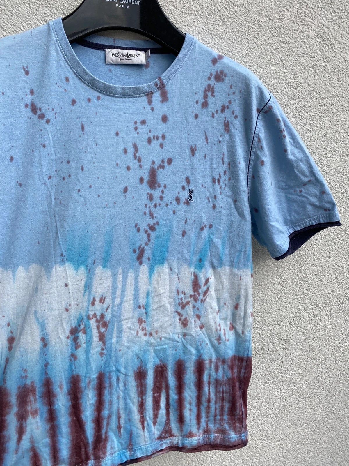 Yves Saint Laurent Flame YSL T-Shirt Tie Dye Size US M / EU 48-50 / 2 - 2 Thumbnail