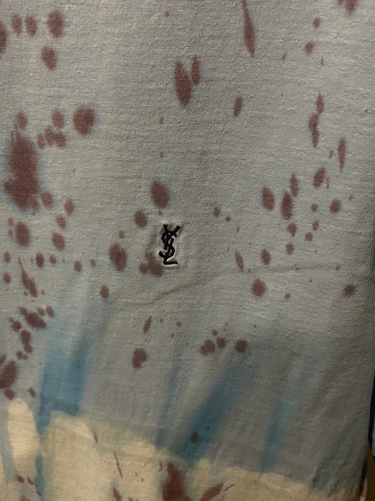 Yves Saint Laurent Flame YSL T-Shirt Tie Dye Size US M / EU 48-50 / 2 - 19 Thumbnail