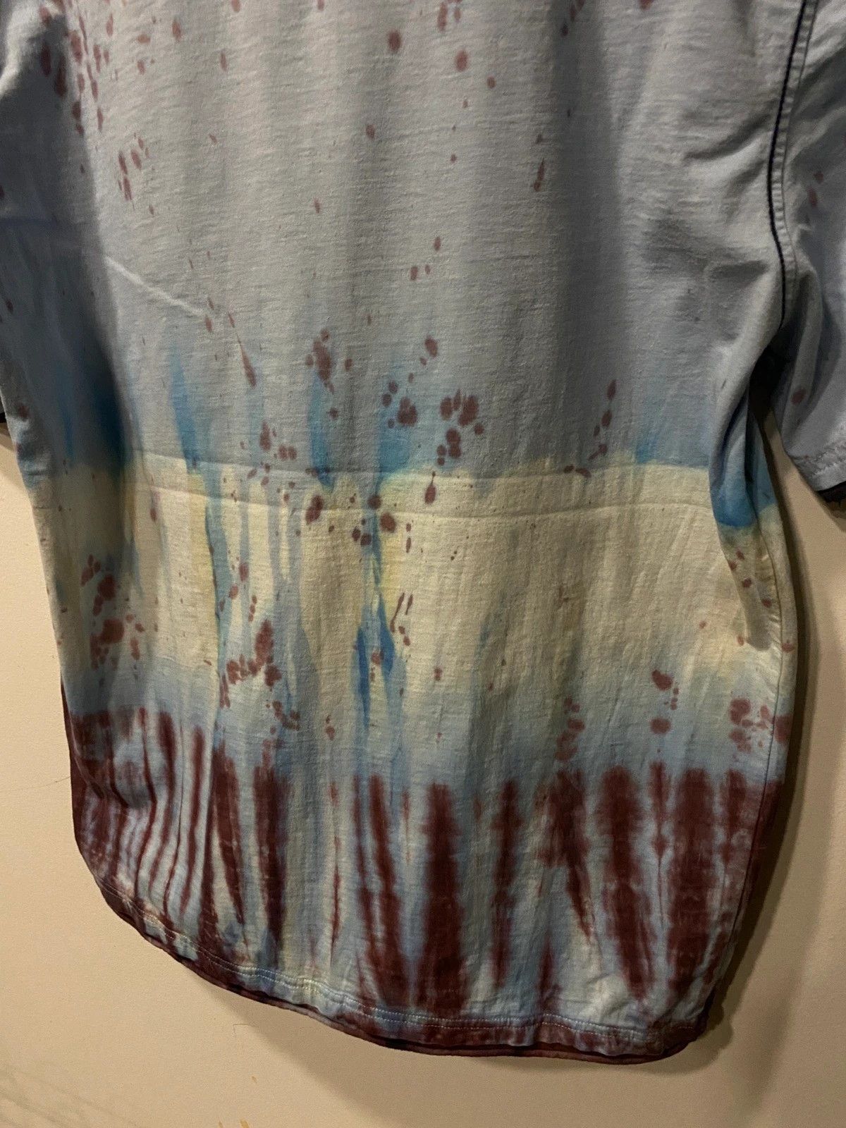 Yves Saint Laurent Flame YSL T-Shirt Tie Dye Size US M / EU 48-50 / 2 - 18 Thumbnail
