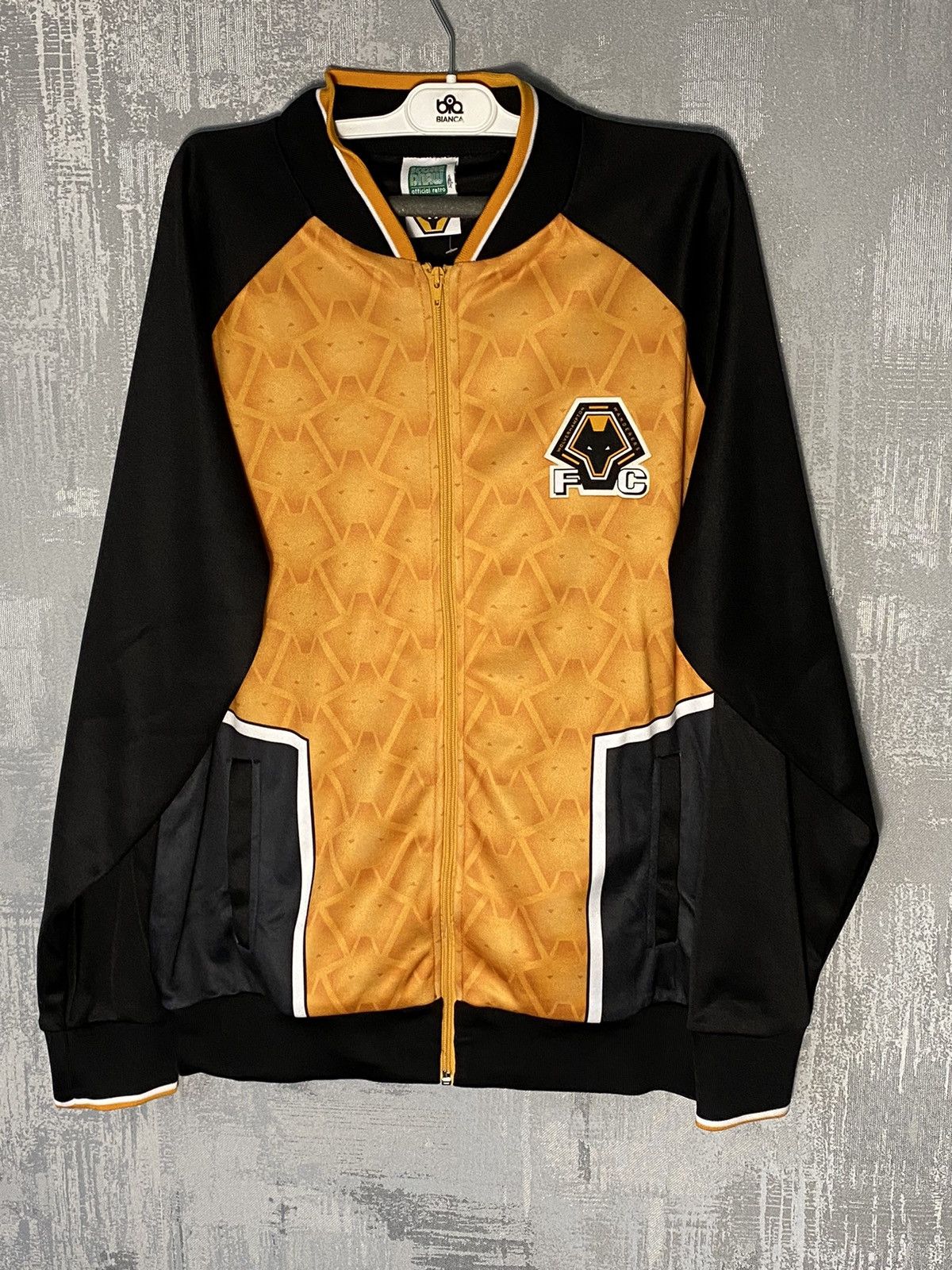 Other UK × Vintage Vintage Wolverhampton Football Jaket Bomber Score Draw Size US XL / EU 56 / 4 - 1 Thumbnail