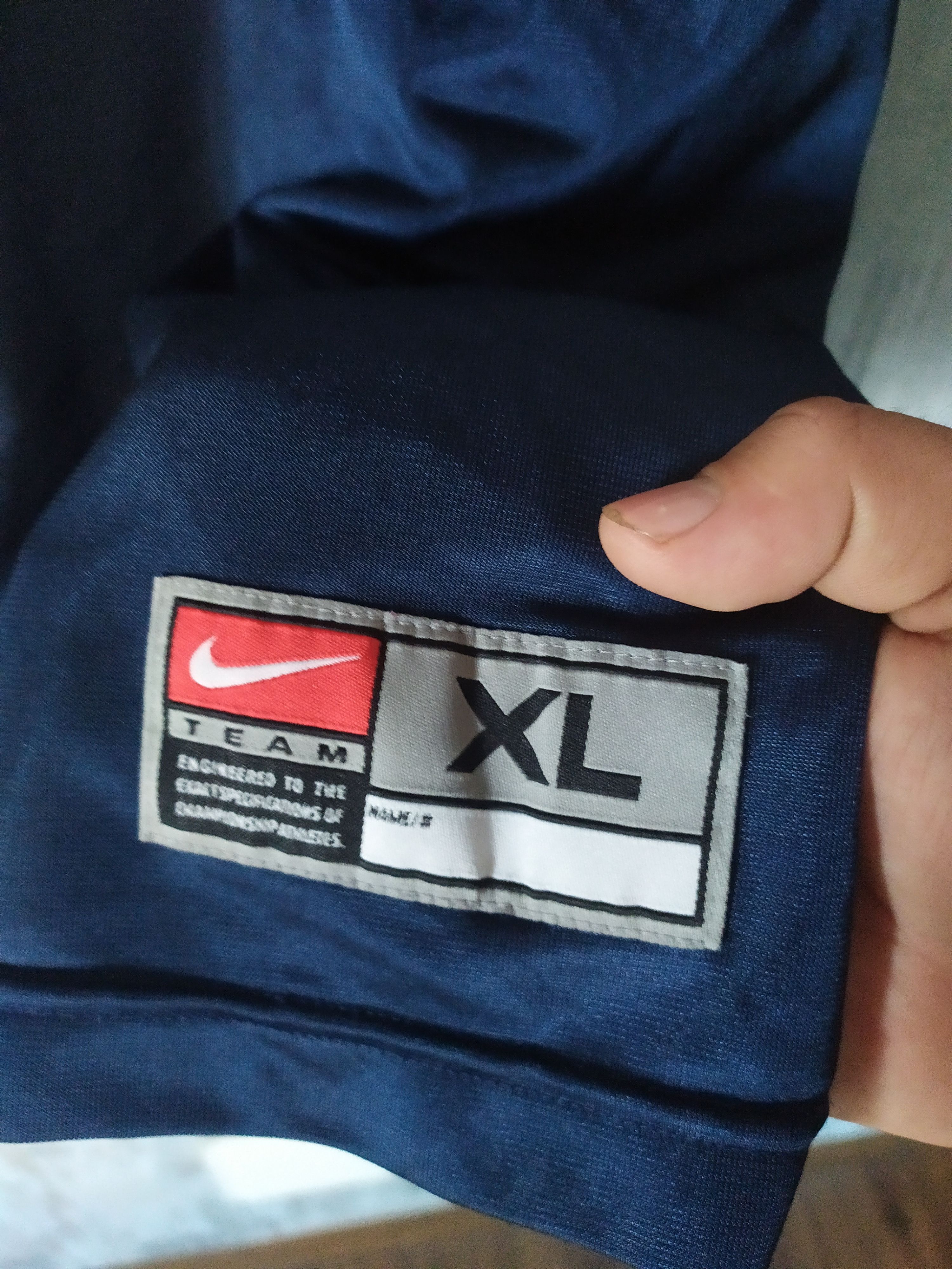 Nike × Vintage Vintage 90s Nike ING Training T-Shirt, soccer jersey XL Size US XL / EU 56 / 4 - 3 Thumbnail