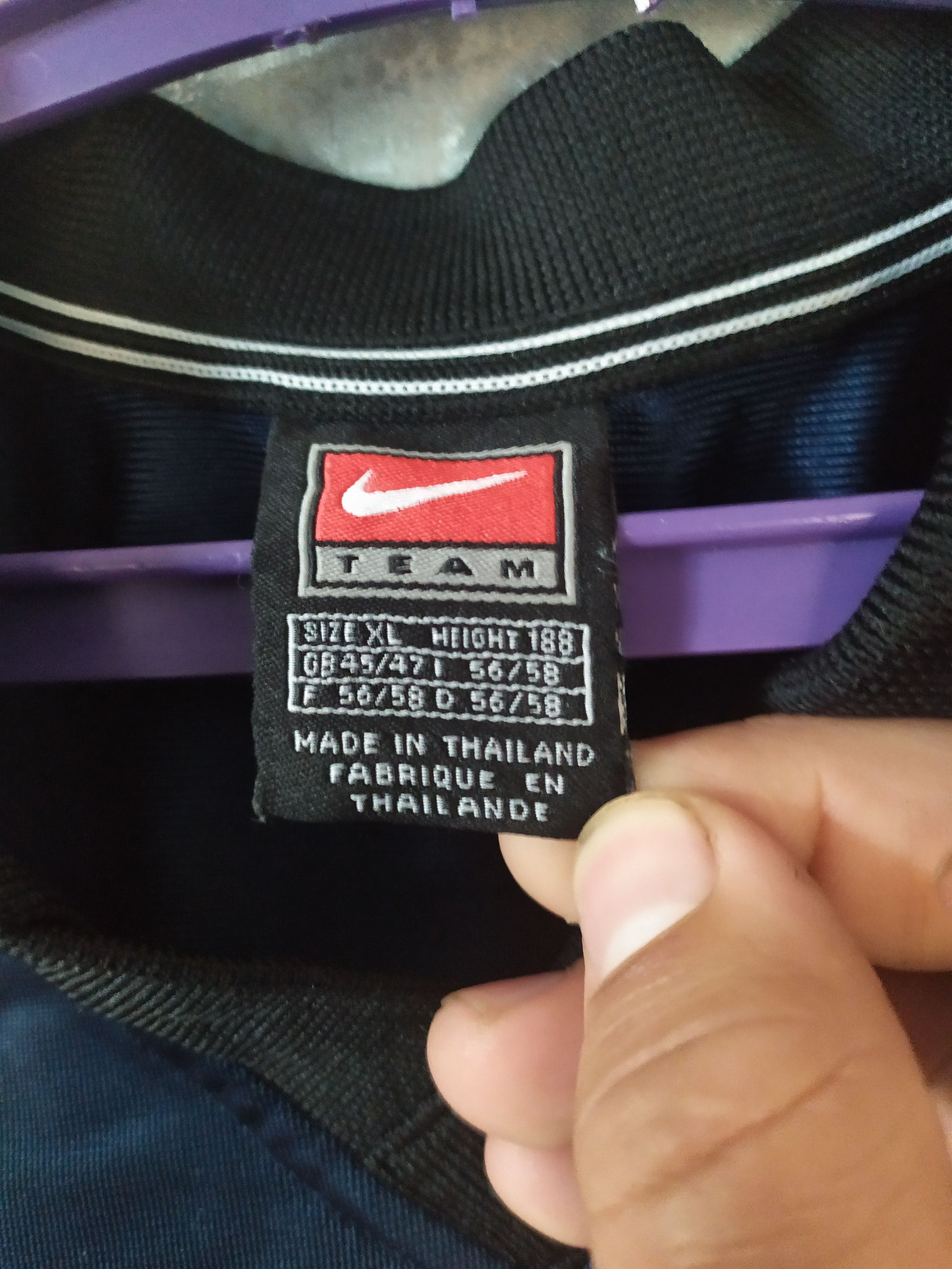 Nike × Vintage Vintage 90s Nike ING Training T-Shirt, soccer jersey XL Size US XL / EU 56 / 4 - 5 Thumbnail