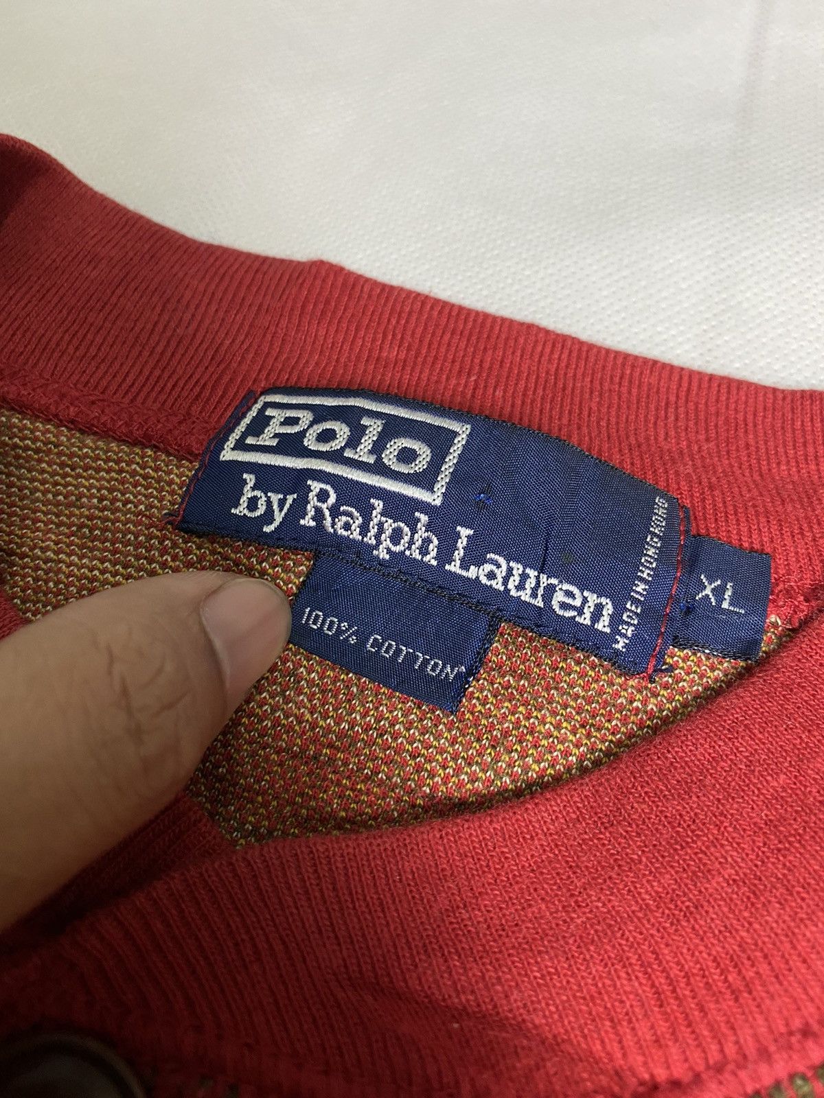 Polo Ralph Lauren × Vintage Vintage Polo Ralph Lauren Checkered Sweatshirt Size US XL / EU 56 / 4 - 7 Thumbnail