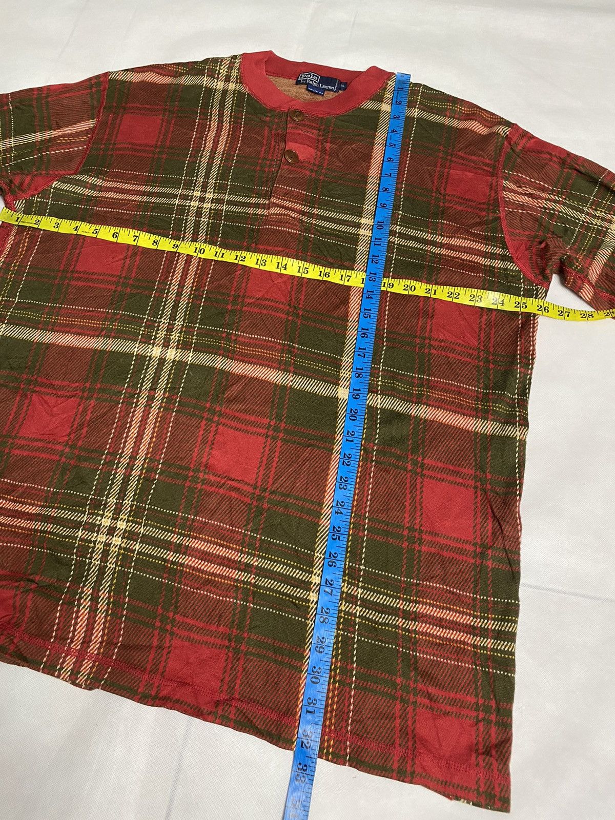 Polo Ralph Lauren × Vintage Vintage Polo Ralph Lauren Checkered Sweatshirt Size US XL / EU 56 / 4 - 11 Thumbnail