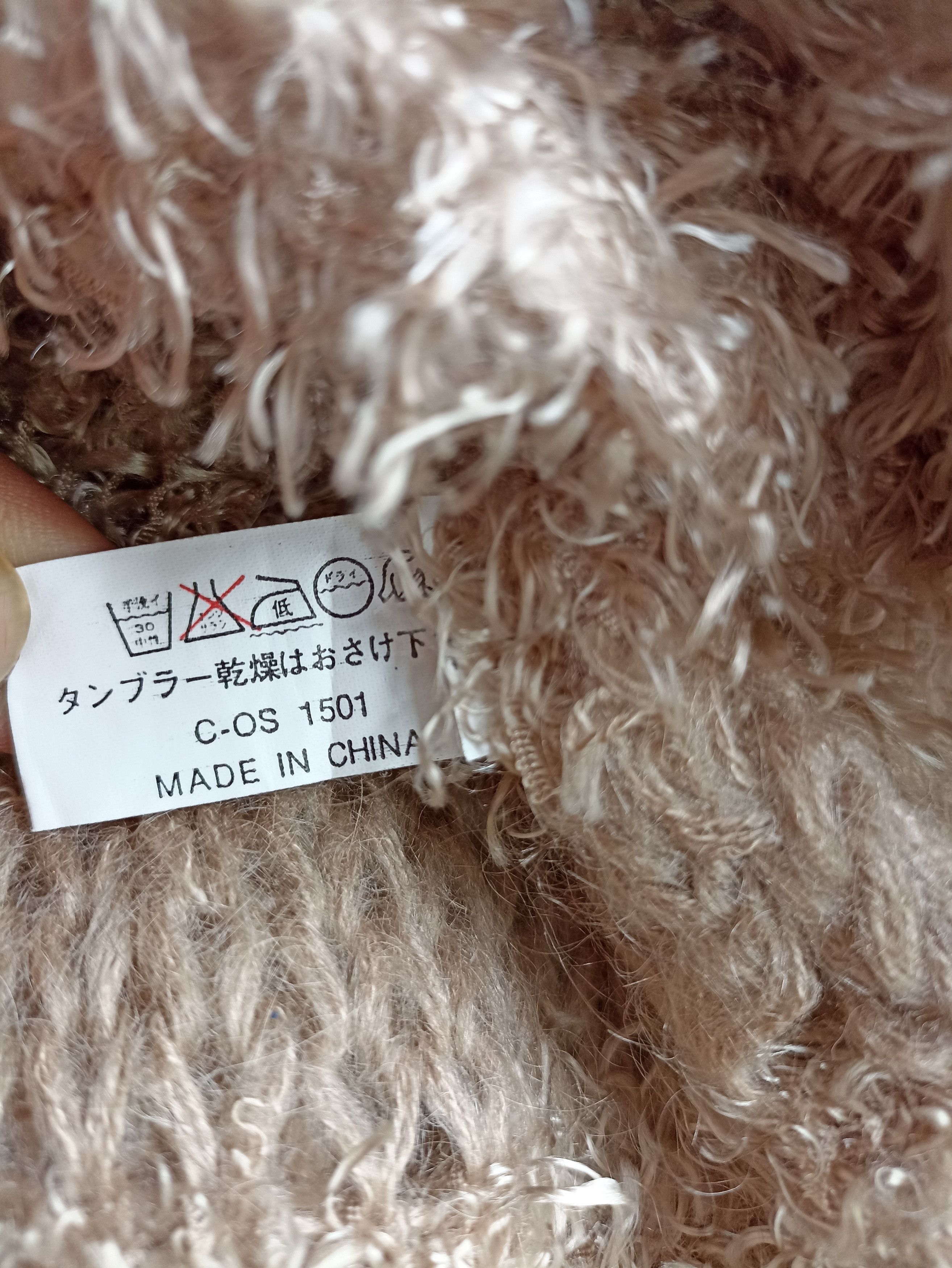 Homespun Knitwear × Japanese Brand × Other Alge Brique Knit Net Stripe Fuzzy Fleece Size L / US 10 / IT 46 - 7 Thumbnail