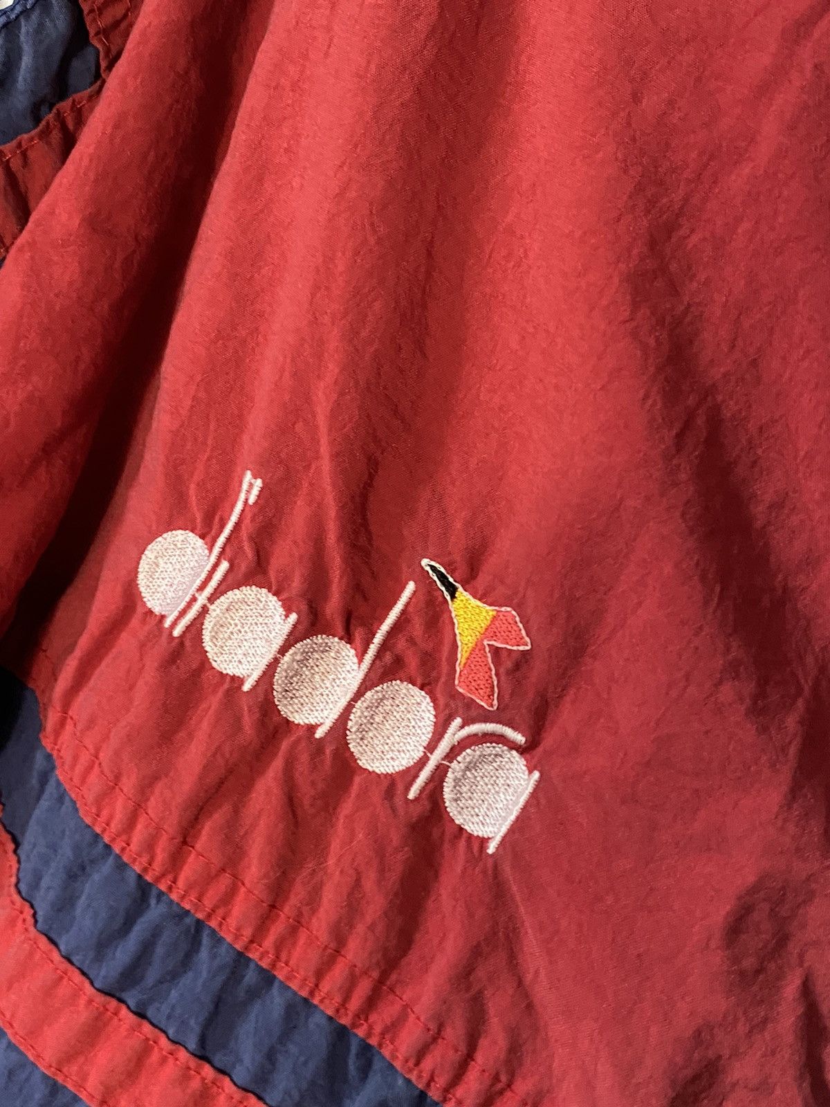 Diadora × Vintage 90s Vintage diadora Belgium National Team Soccer Jacket Size US L / EU 52-54 / 3 - 6 Thumbnail