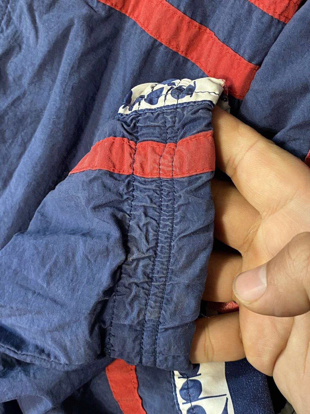 Diadora × Vintage 90s Vintage diadora Belgium National Team Soccer Jacket Size US L / EU 52-54 / 3 - 3 Thumbnail