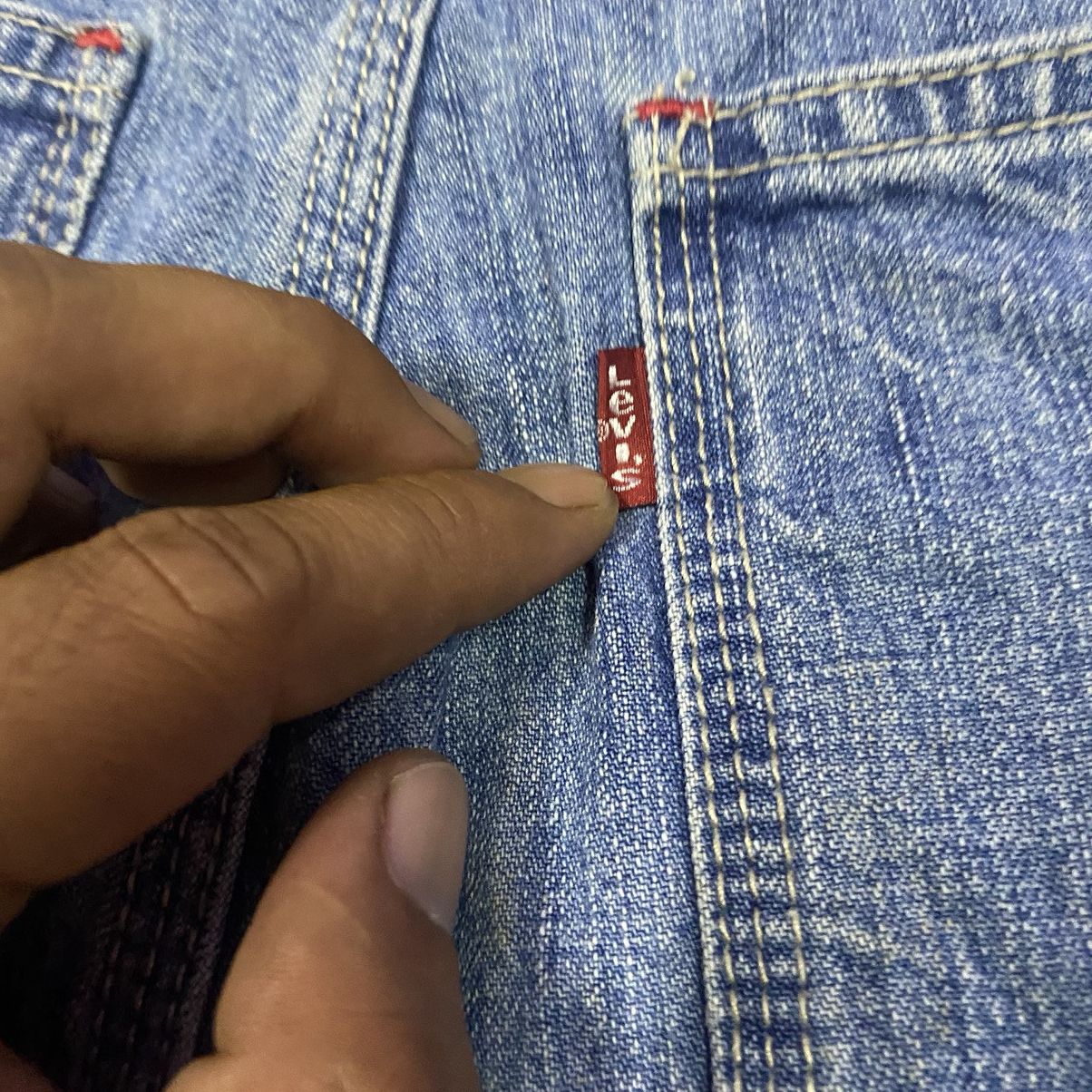 JNCO × Levi's × Vintage Vintage Levis Light Washed Baggy Denim Jeans Size US 37 - 12 Thumbnail