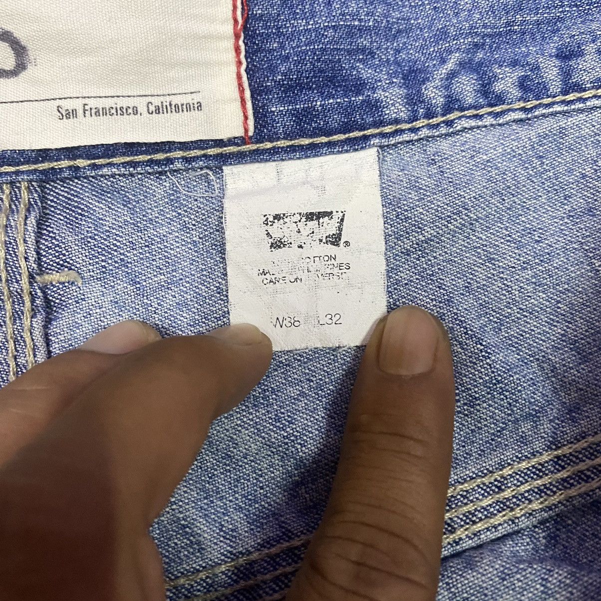 JNCO × Levi's × Vintage Vintage Levis Light Washed Baggy Denim Jeans Size US 37 - 8 Thumbnail