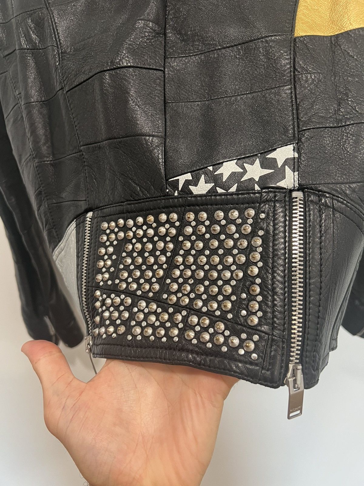 Saint Laurent Paris Surf sound multipatch leather jacket Size US S / EU 44-46 / 1 - 11 Thumbnail