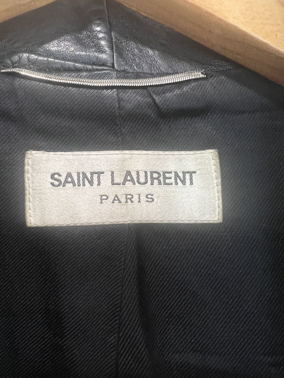 Saint Laurent Paris Surf sound multipatch leather jacket Size US S / EU 44-46 / 1 - 9 Thumbnail